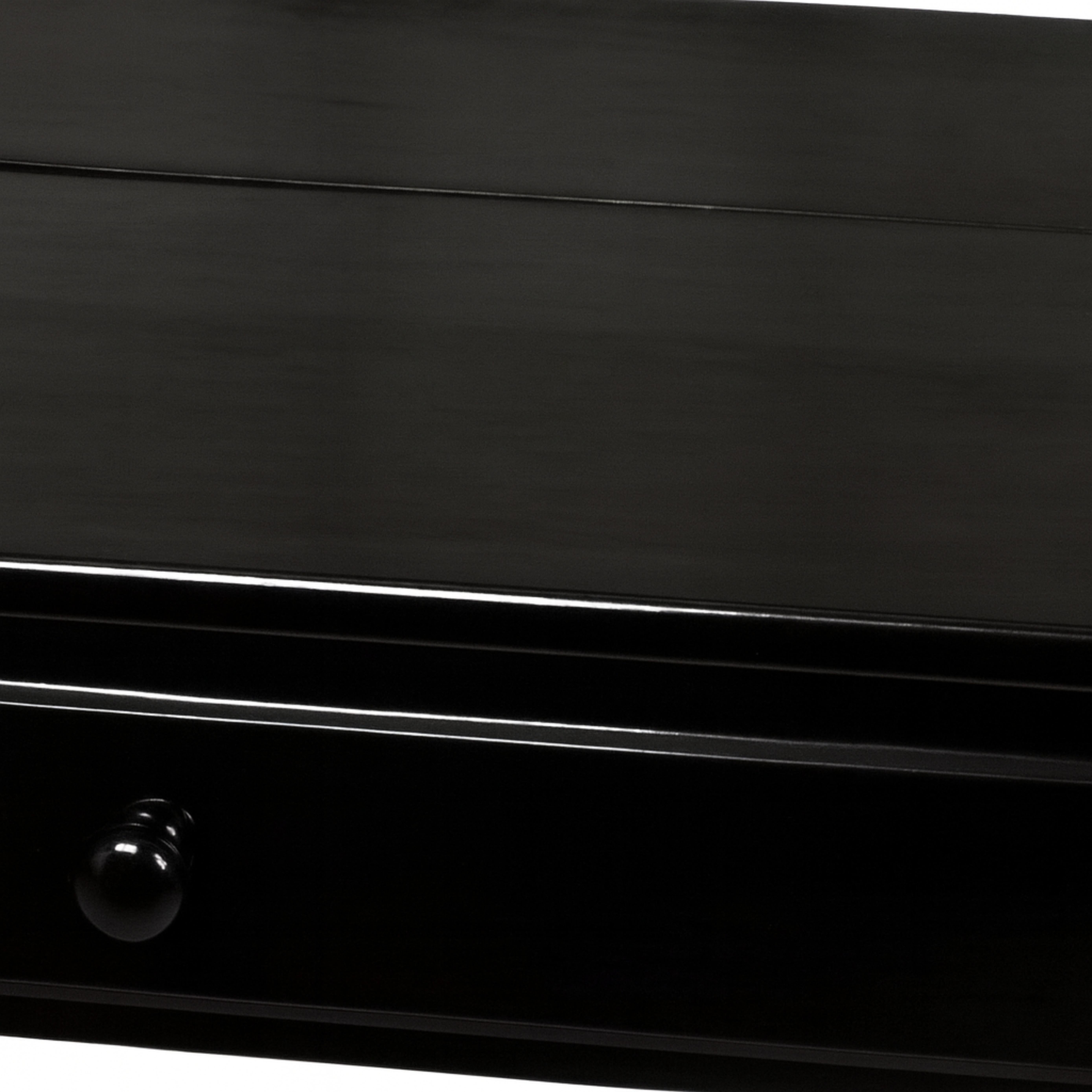 Queen Anne Drop Leaf Black Lacquer Table, 19th century For Sale