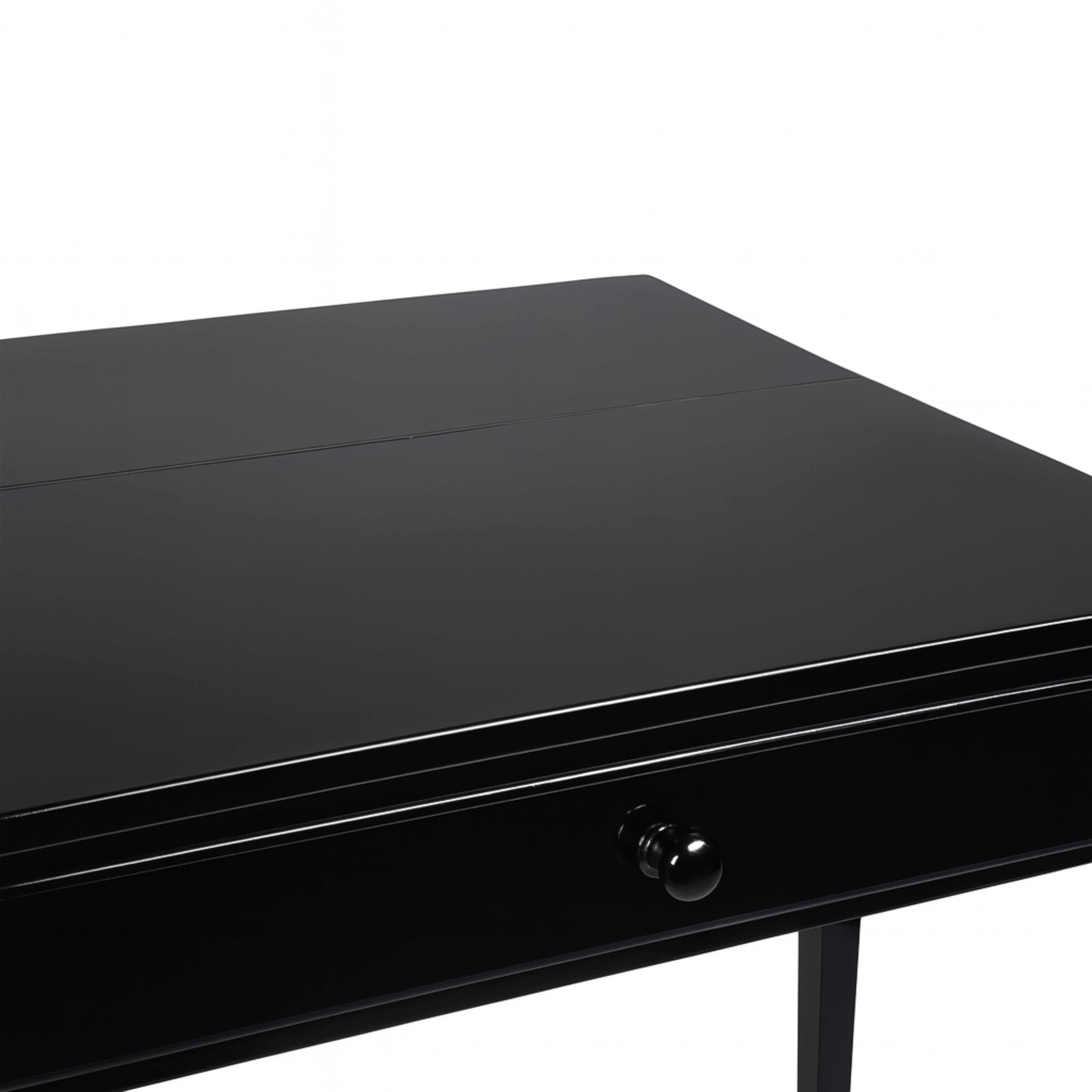 Drop Leaf Black Lacquer Table, 19th century In Good Condition For Sale In Lisbon, PT