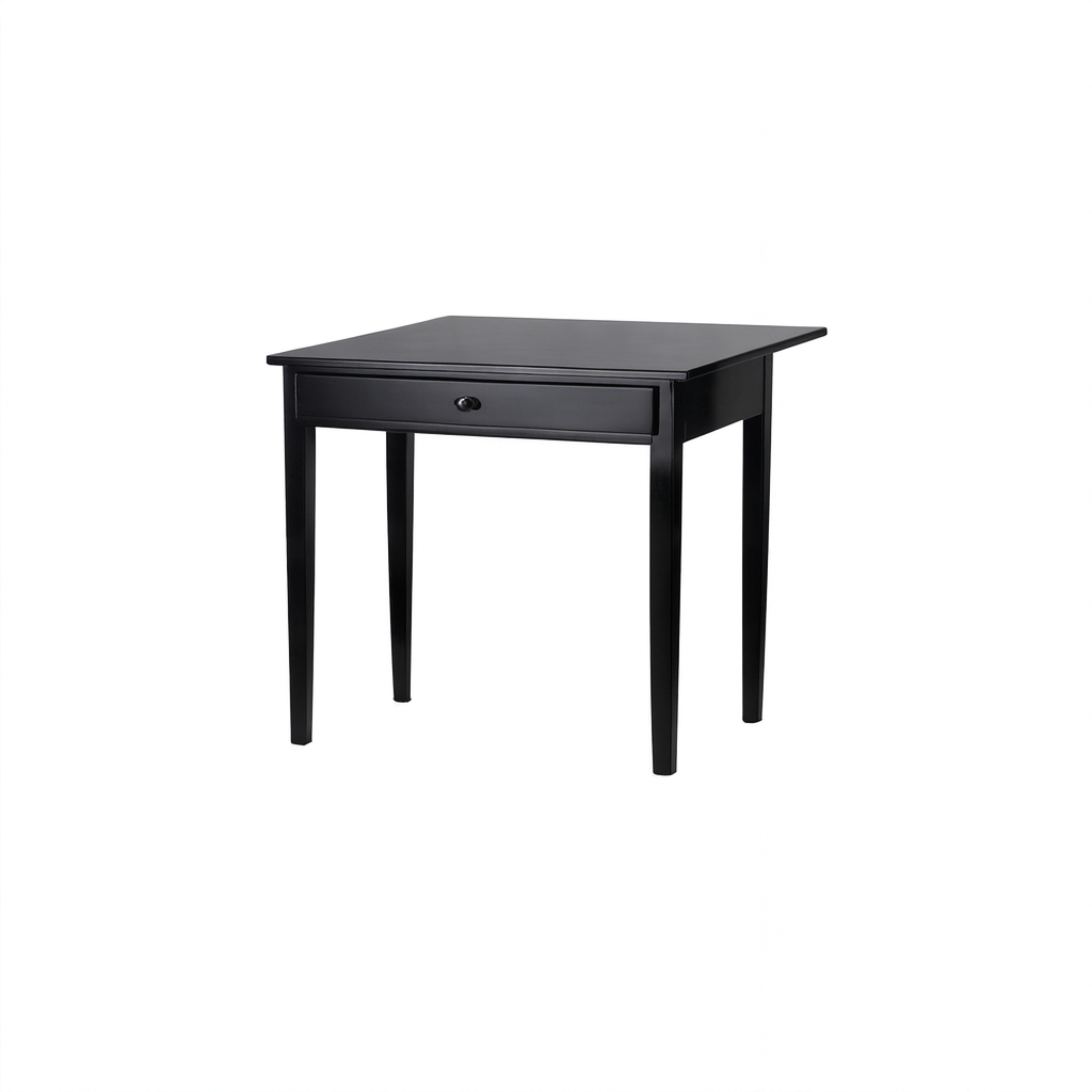 19th Century Drop Leaf Black Lacquer Table, 19th century For Sale