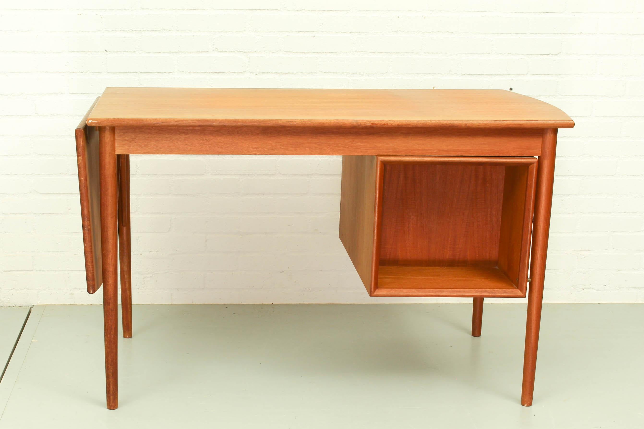 Drop Leaf Desk by Erik Buch for Oddense Maskinsnedkeri AS, 1960s 1