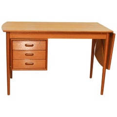 Drop Leaf Desk by Erik Buch for Oddense Maskinsnedkeri AS, 1960s