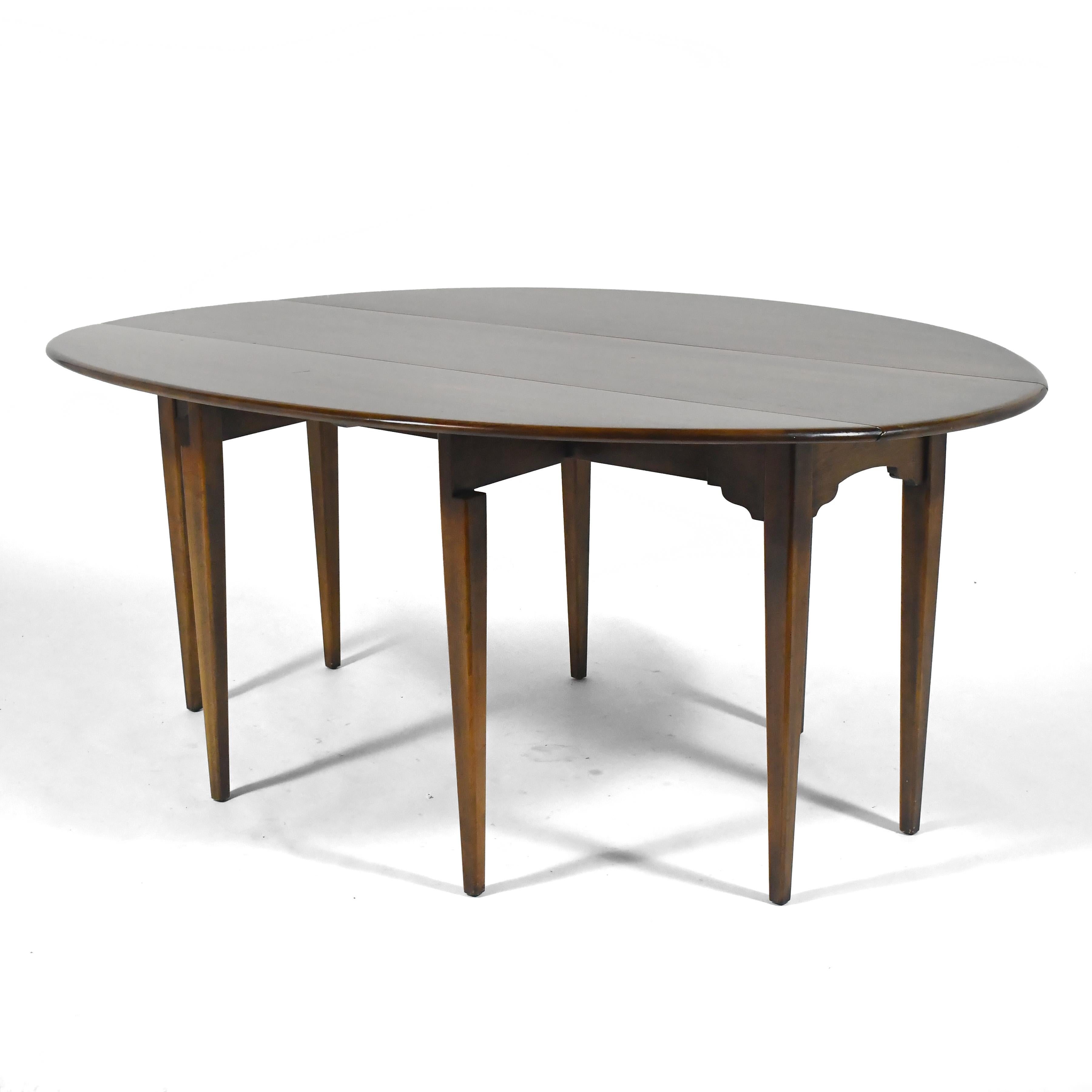 Américain Table de salle à manger/console à feuilles tombantes par Heritage Henredon en vente