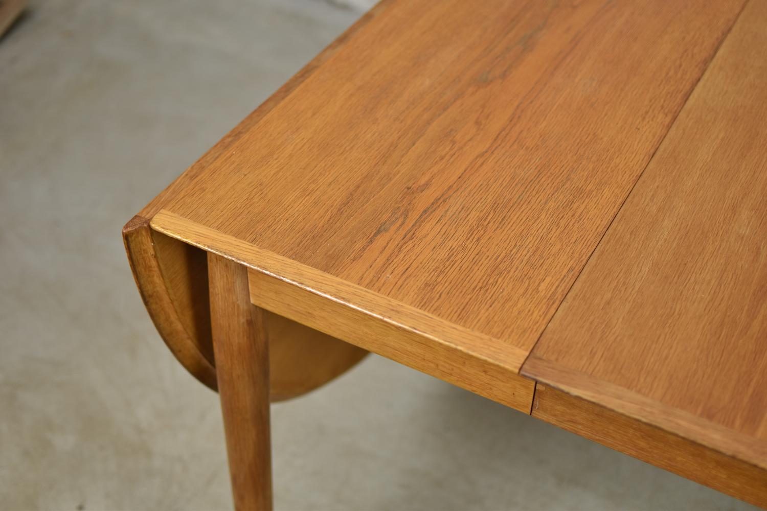 Mid-20th Century Drop-Leaf Dining Table by Arne Vodder for Sibast, Denmark, 1950s