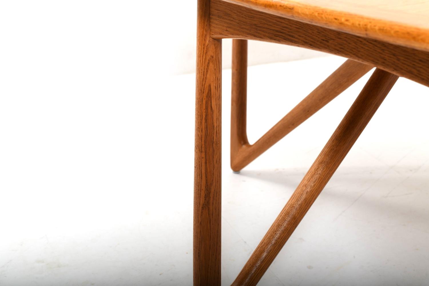 Drop Leaf Dining Table by Niels Koefoed  Denmark 1960s For Sale 3