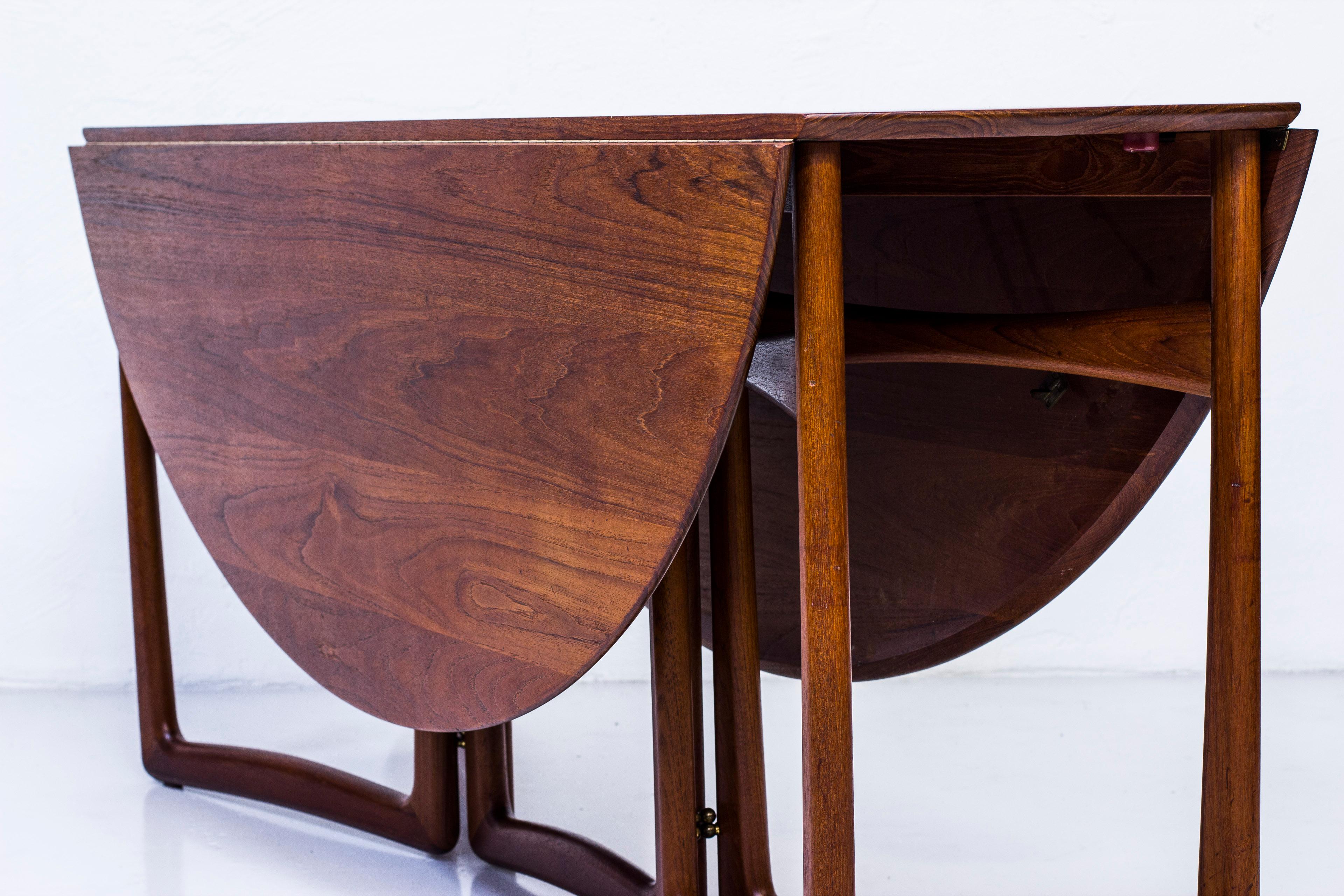 Danish Drop Leaf Dining Table by Peter Hvidt & Orla Mølgaard Nielsen, Denmark, 1950s