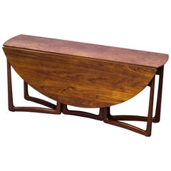 Drop Leaf Dining Table by Peter Hvidt & Orla Mølgaard Nielsen, Denmark, 1950s