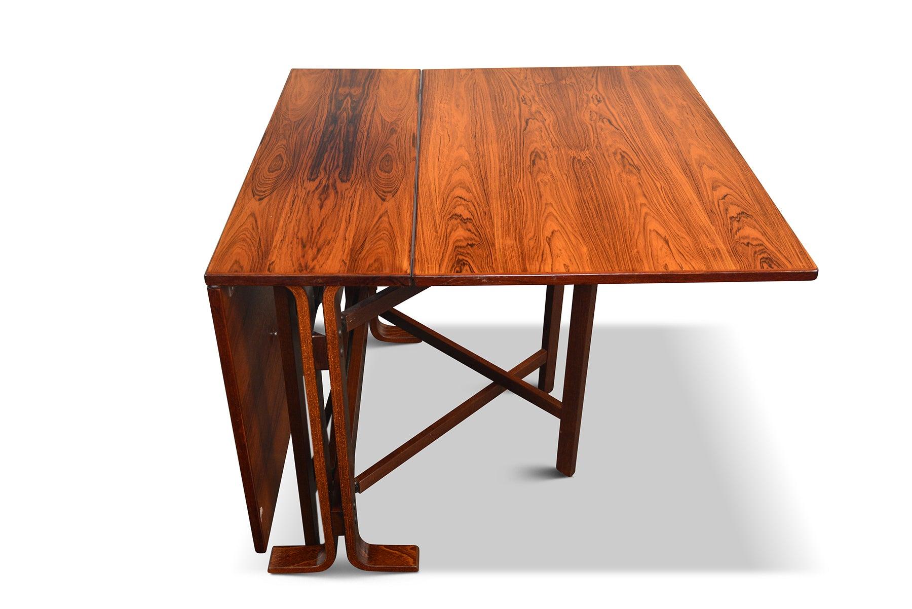 Danish Drop Leaf Dining Table In Rosewood #1