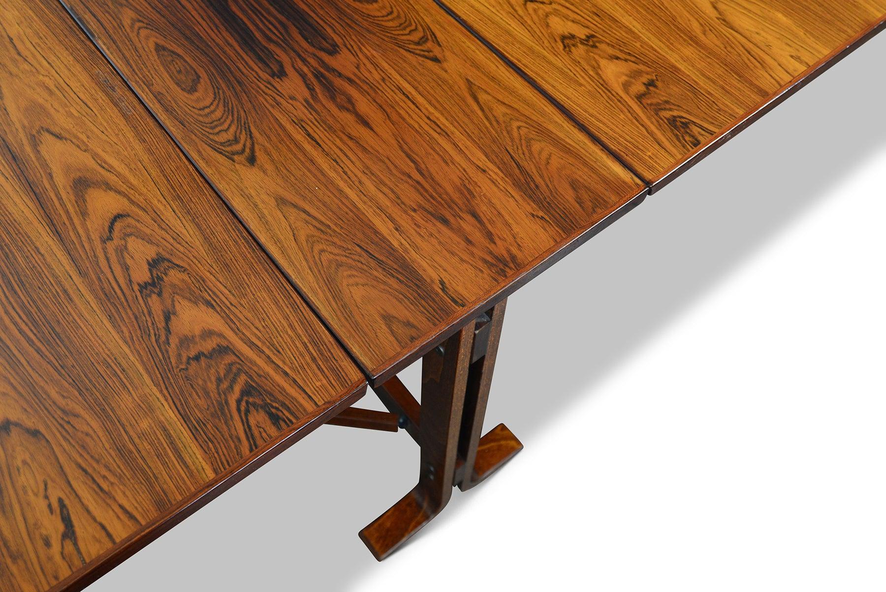 Drop Leaf Dining Table In Rosewood #1 3
