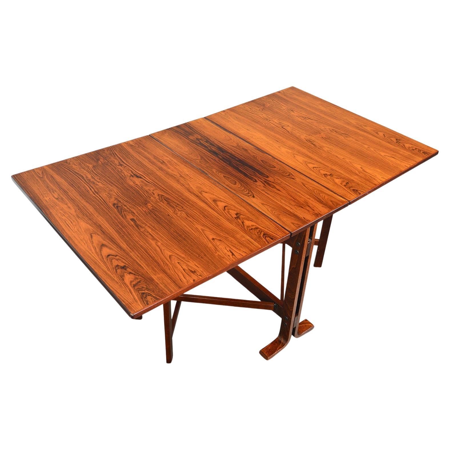 Drop Leaf Dining Table In Rosewood #1