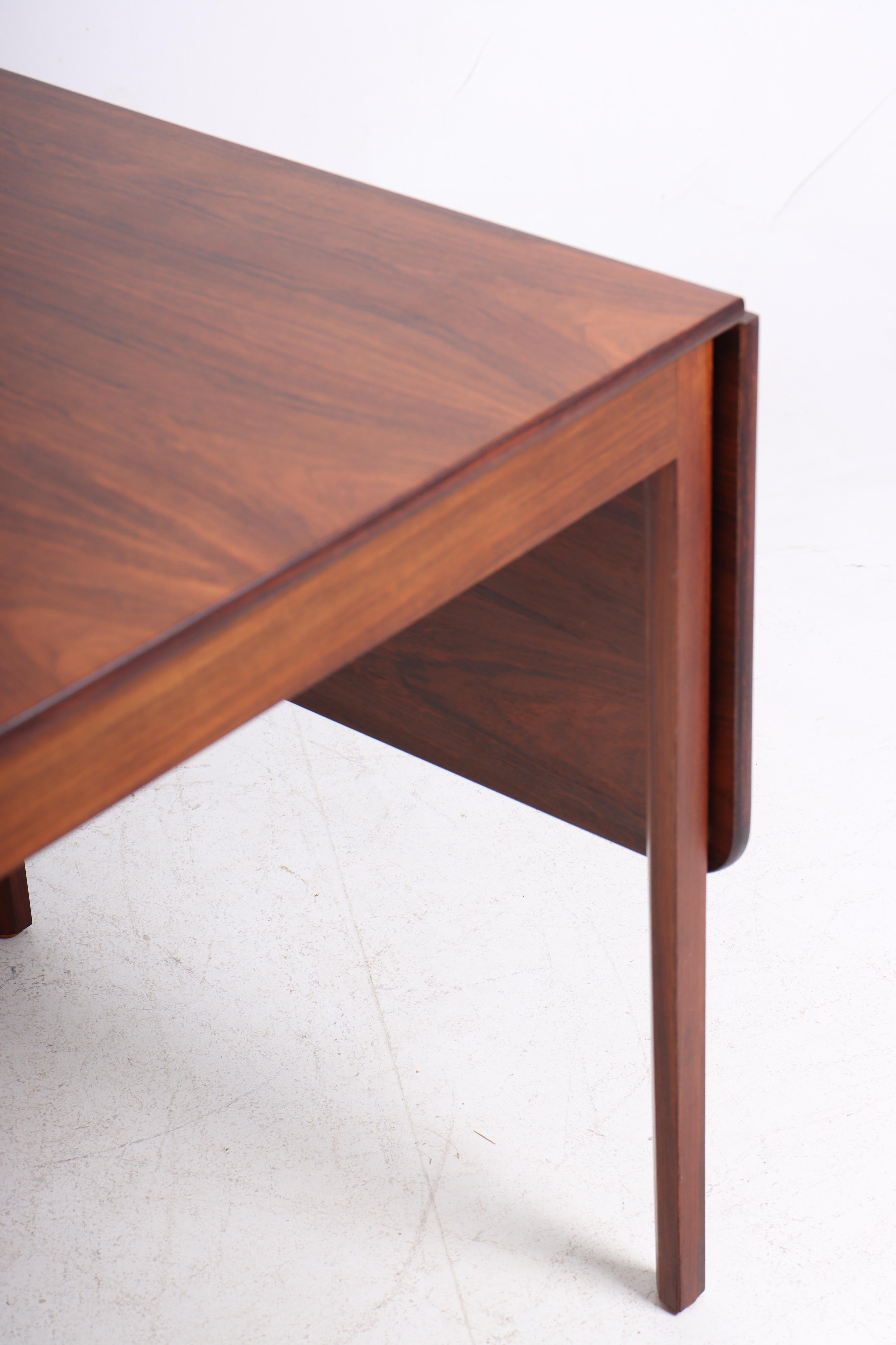 Mid-20th Century Drop Leaf Dining Table in Rosewood by Ole Wanscher, 1960s