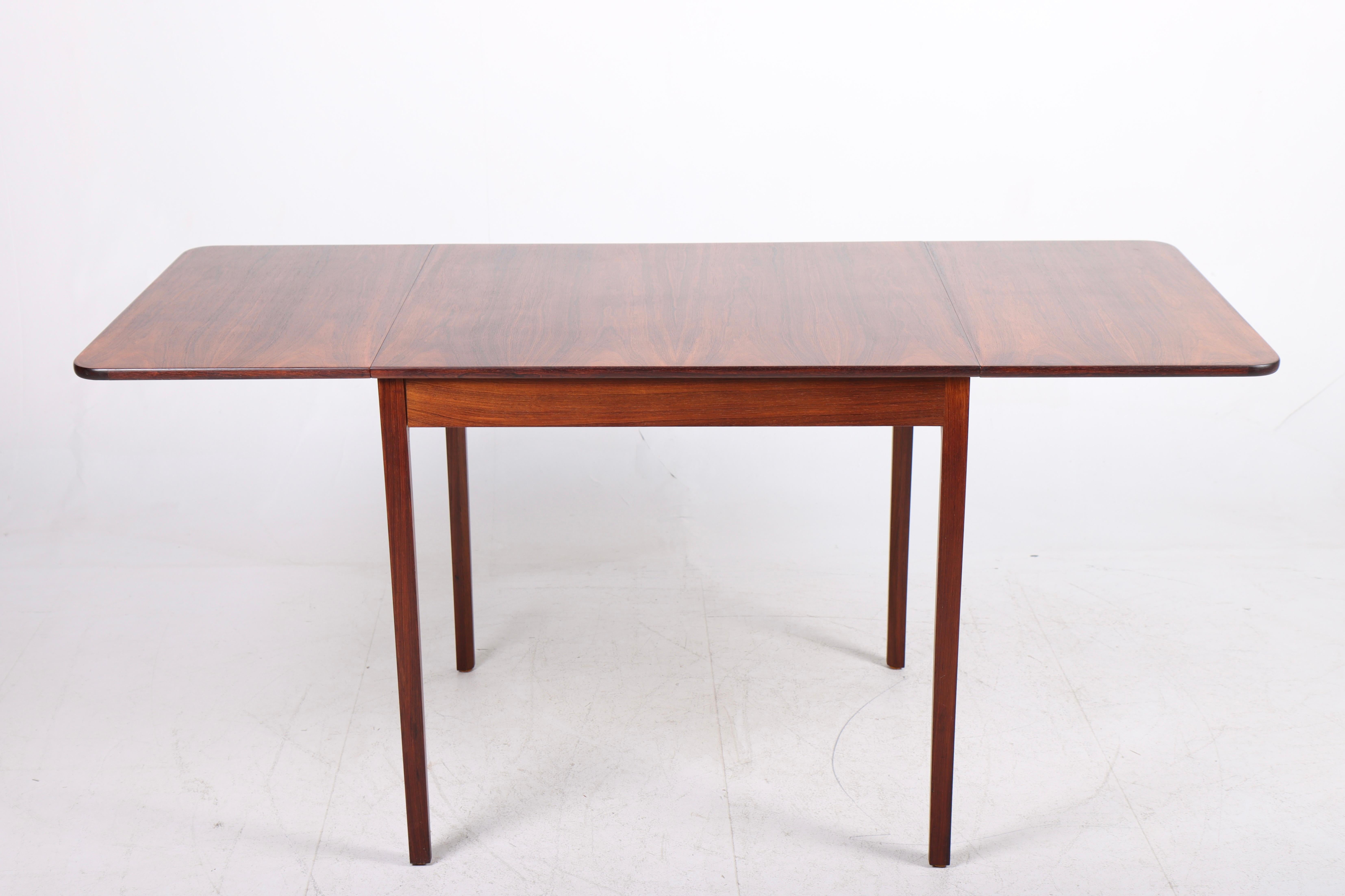Drop Leaf Dining Table in Rosewood by Ole Wanscher, 1960s 2
