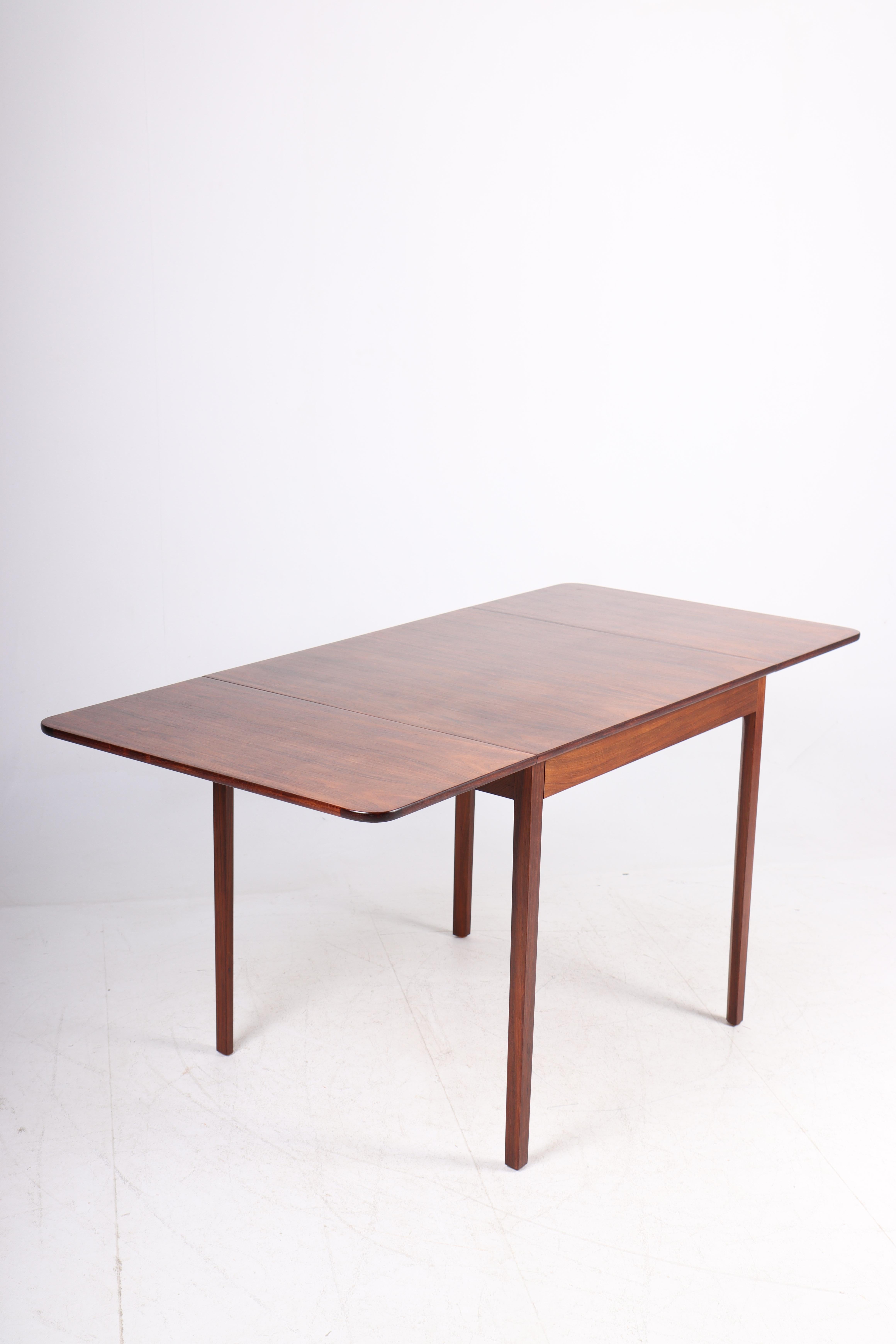 Drop Leaf Dining Table in Rosewood by Ole Wanscher, 1960s 3