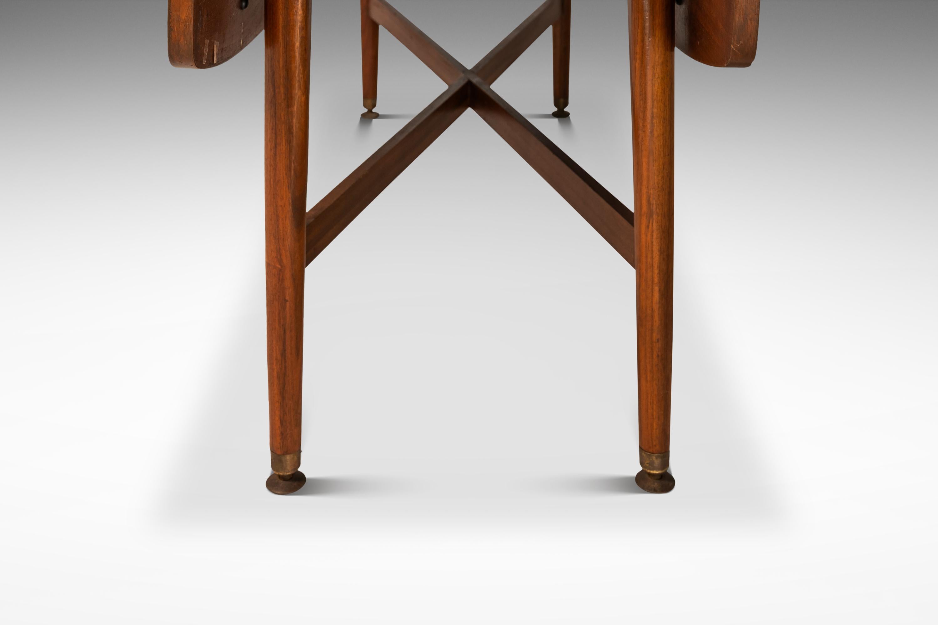 Drop-Leaf Dining Table, Kipp Stewart, Declaration Line, Drexel, USA, c. 1960's For Sale 4