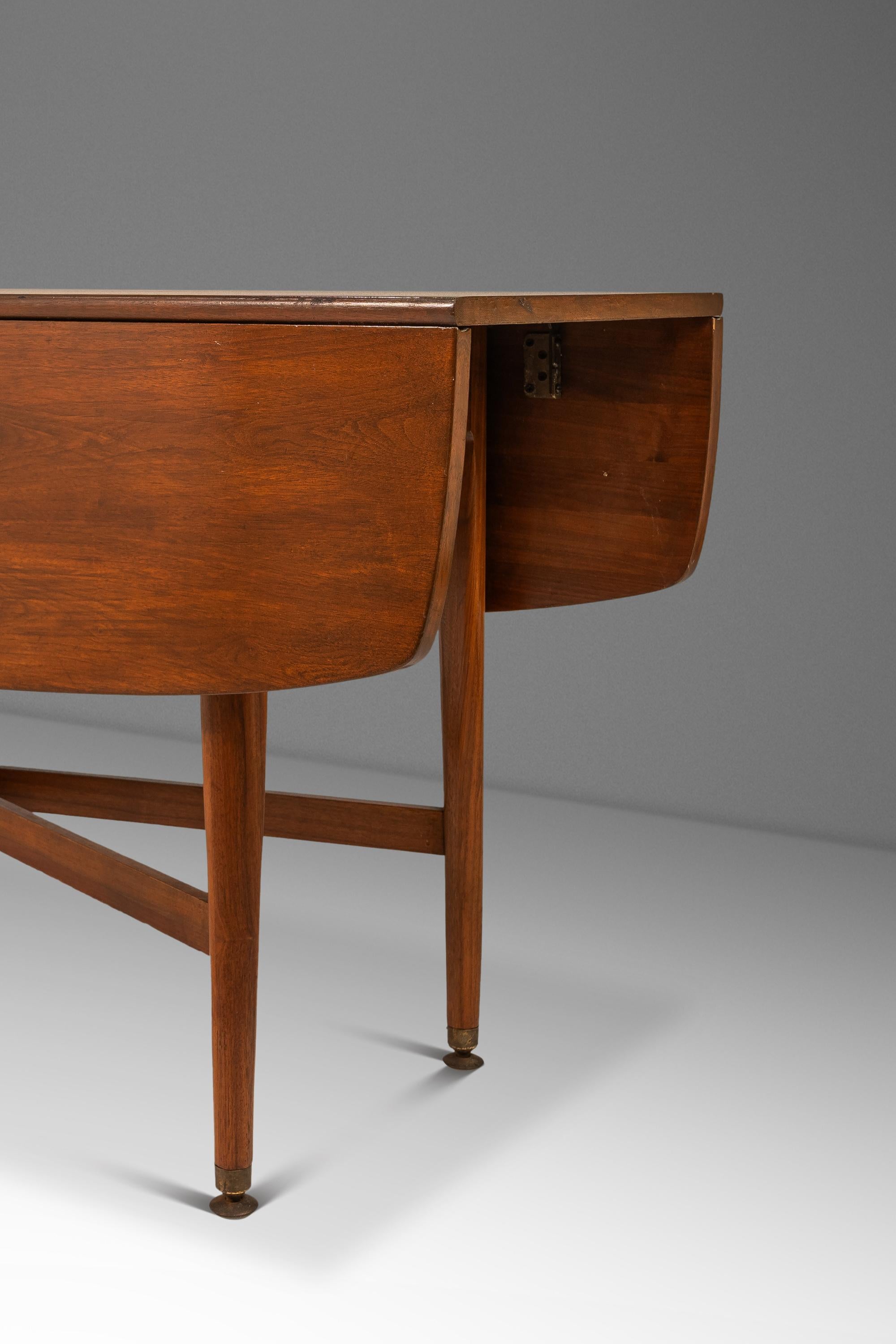 Drop-Leaf Dining Table, Kipp Stewart, Declaration Line, Drexel, USA, c. 1960's For Sale 11