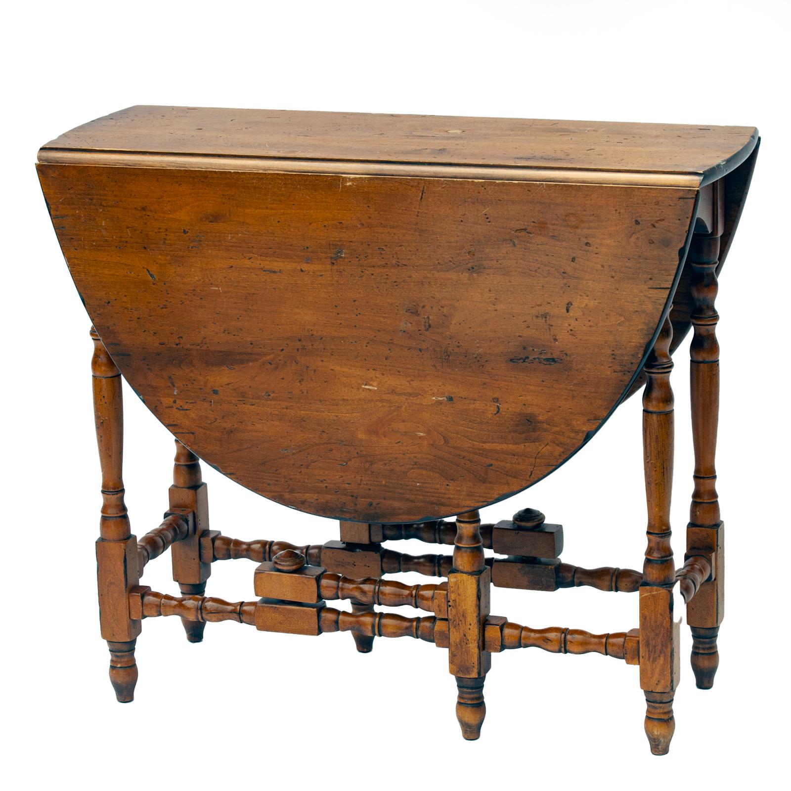 drop leaf gate leg table antique