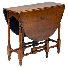 Drop Leaf Oval Gate Leg Table
