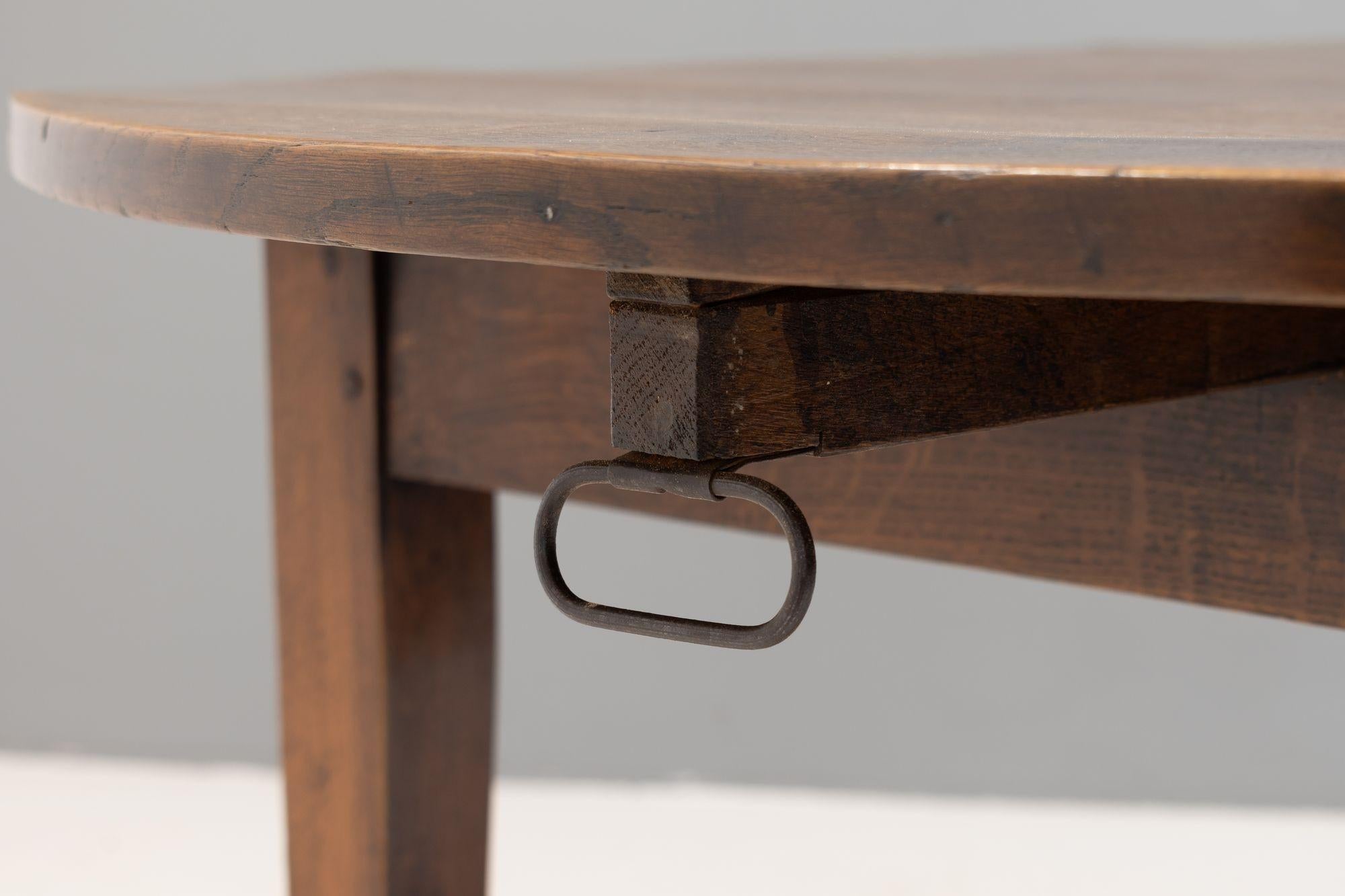 Milieu du XIXe siècle Table à abattant en vente