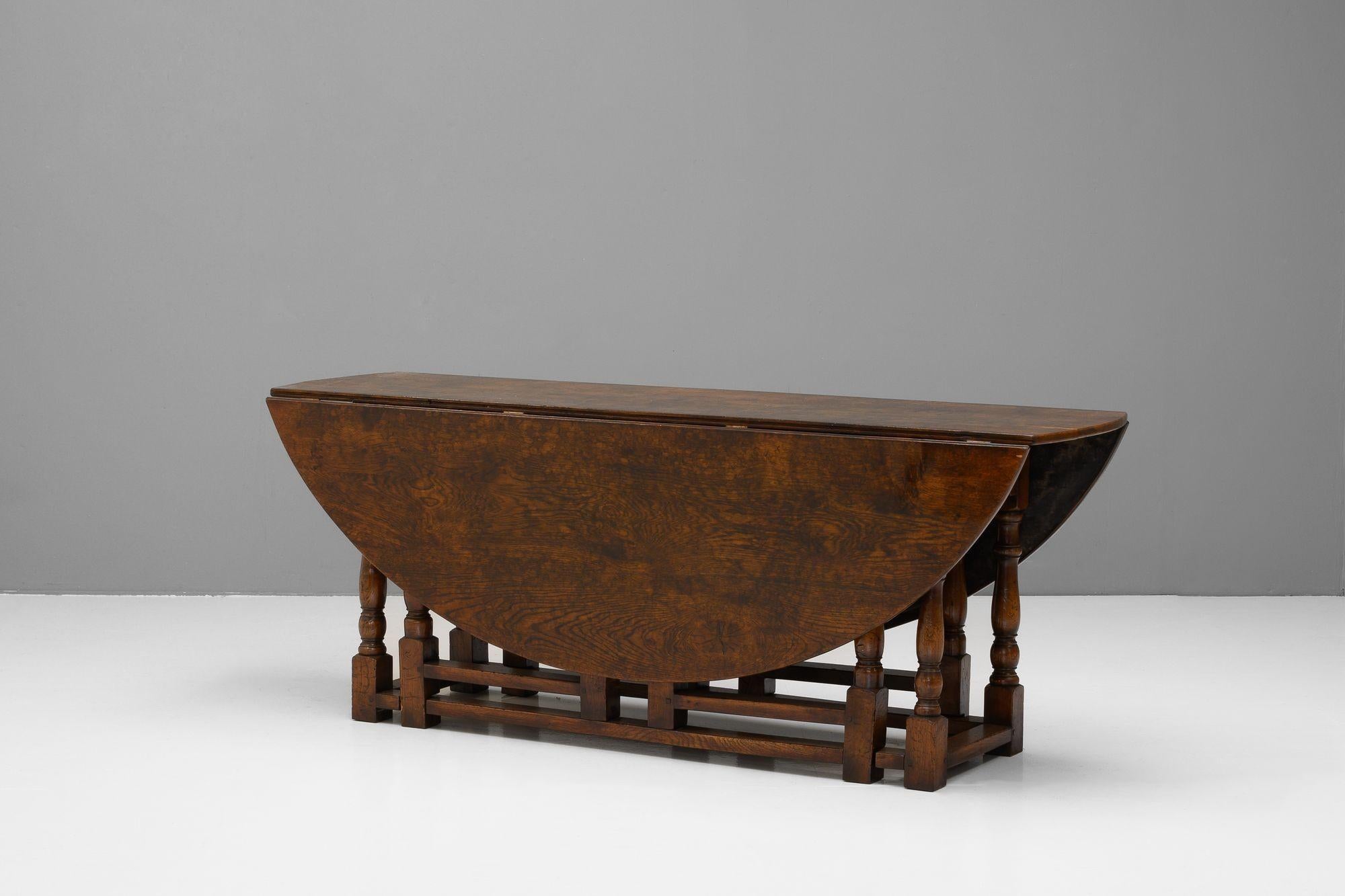 Mid-20th Century Drop Leaf Table For Sale