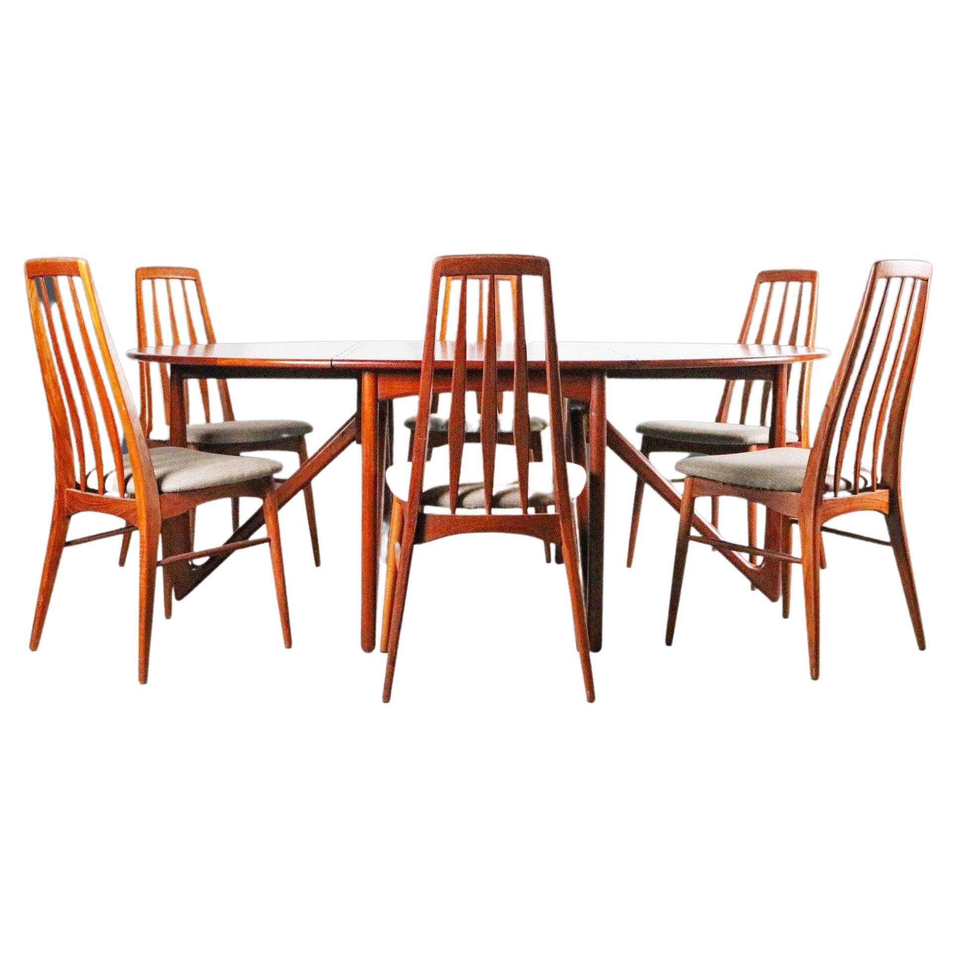 Constructed of solid teak this visually stunning dining table is the epitome of functional art. With exquisite dovetail joinery, exceptional teak hardwood and ingeniously-designed angular legs that swing outward to create a functional masterpiece