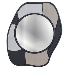 Drop Mirror Stone Effect Lacquered Large by Hermhaus