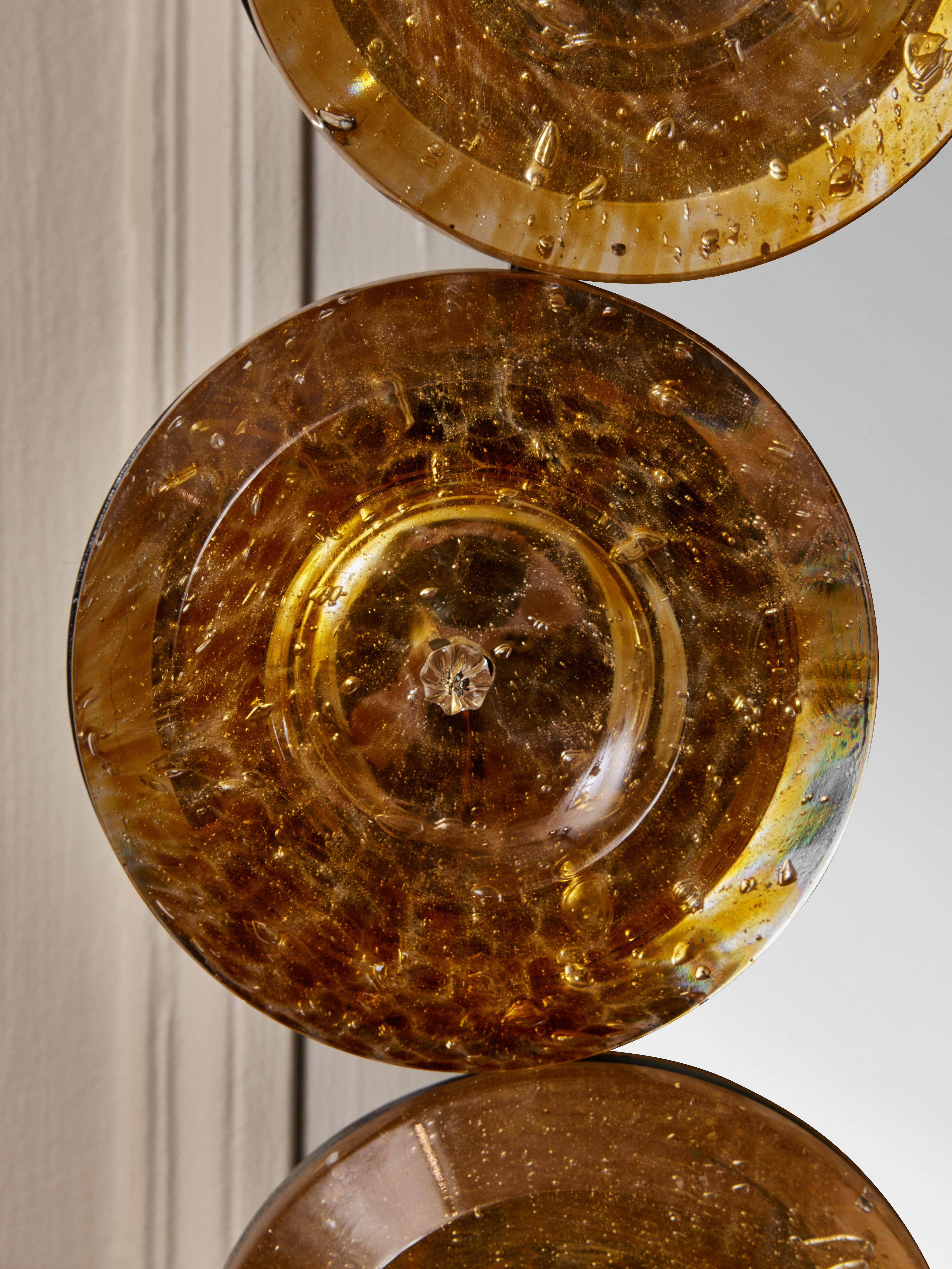 XXIe siècle et contemporain Miroirs Drop en verre de Murano en vente