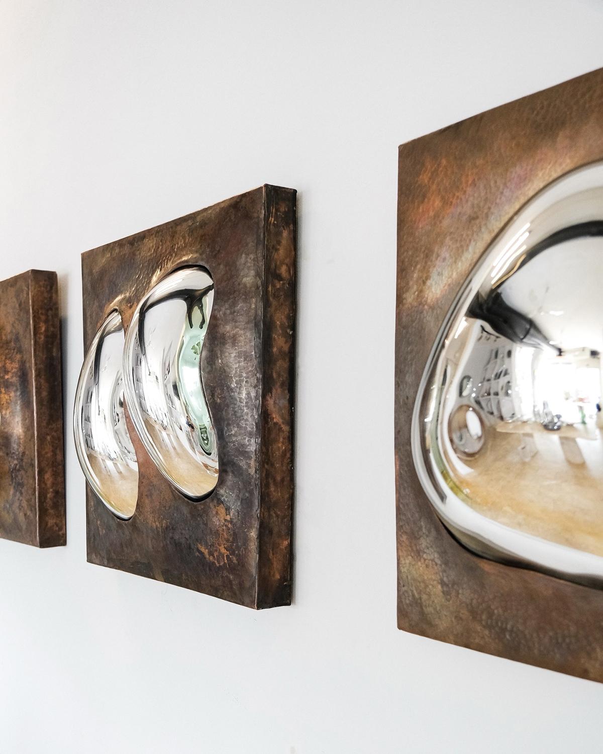 Turco Specchio Drop of Silver on Copper II di Homa in vendita