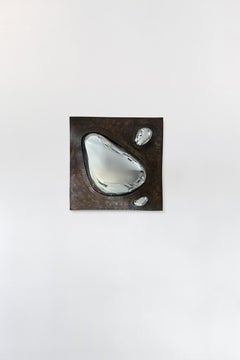 Goccia d'argento su specchio in rame VIII di Homa