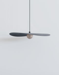 Drop Rod for Myrna Pendant, Blackened Brass Finish