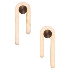 Wandleuchter „Drop“ aus Alabaster von Studio Glustin