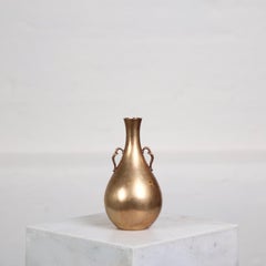 Drop-Shaped Bronze Vase designed by Just Andersen, 1930s, Denmark