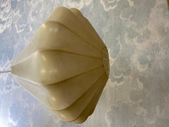 Drop Shaped Cocoon Pendant Light, Mid Century Modern, 1960s