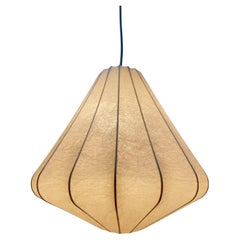 Drop Shaped Cocoon Pendant Light, Mid Century Modern, 1960s