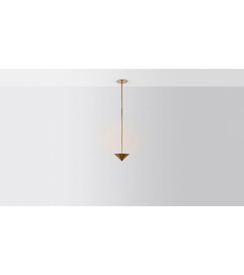 Blackened Drop Stack 3 Pendant Light by Volker Haug For Sale