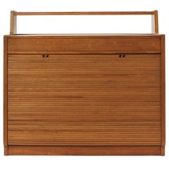 Drop Tambour Front Cabinet by Edward Wormley