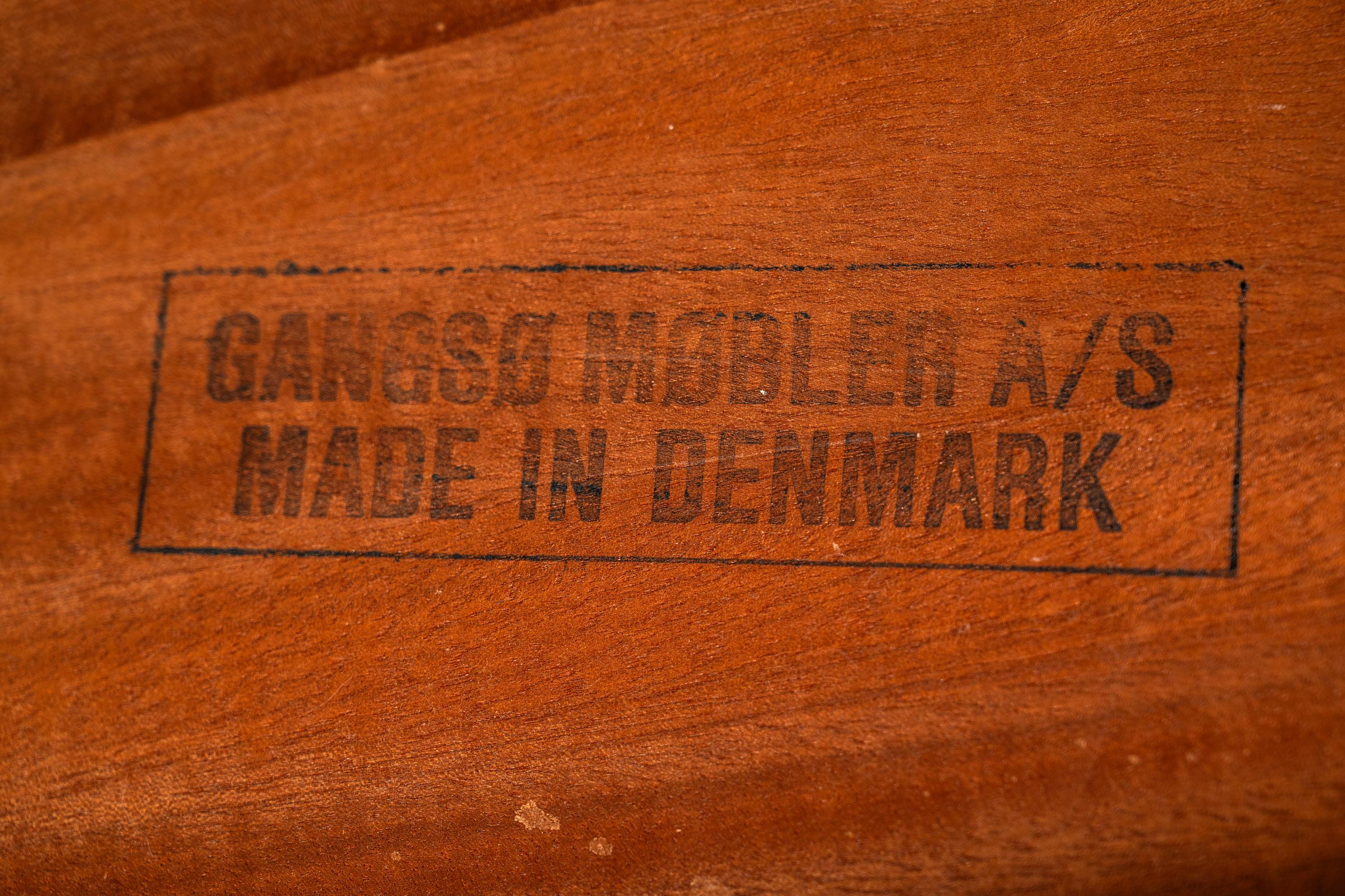 Dropleaf Dining Table, Teak/Tile Inlay, by Poul H. Poulsen, Gangsø Møbler, 1970s 2