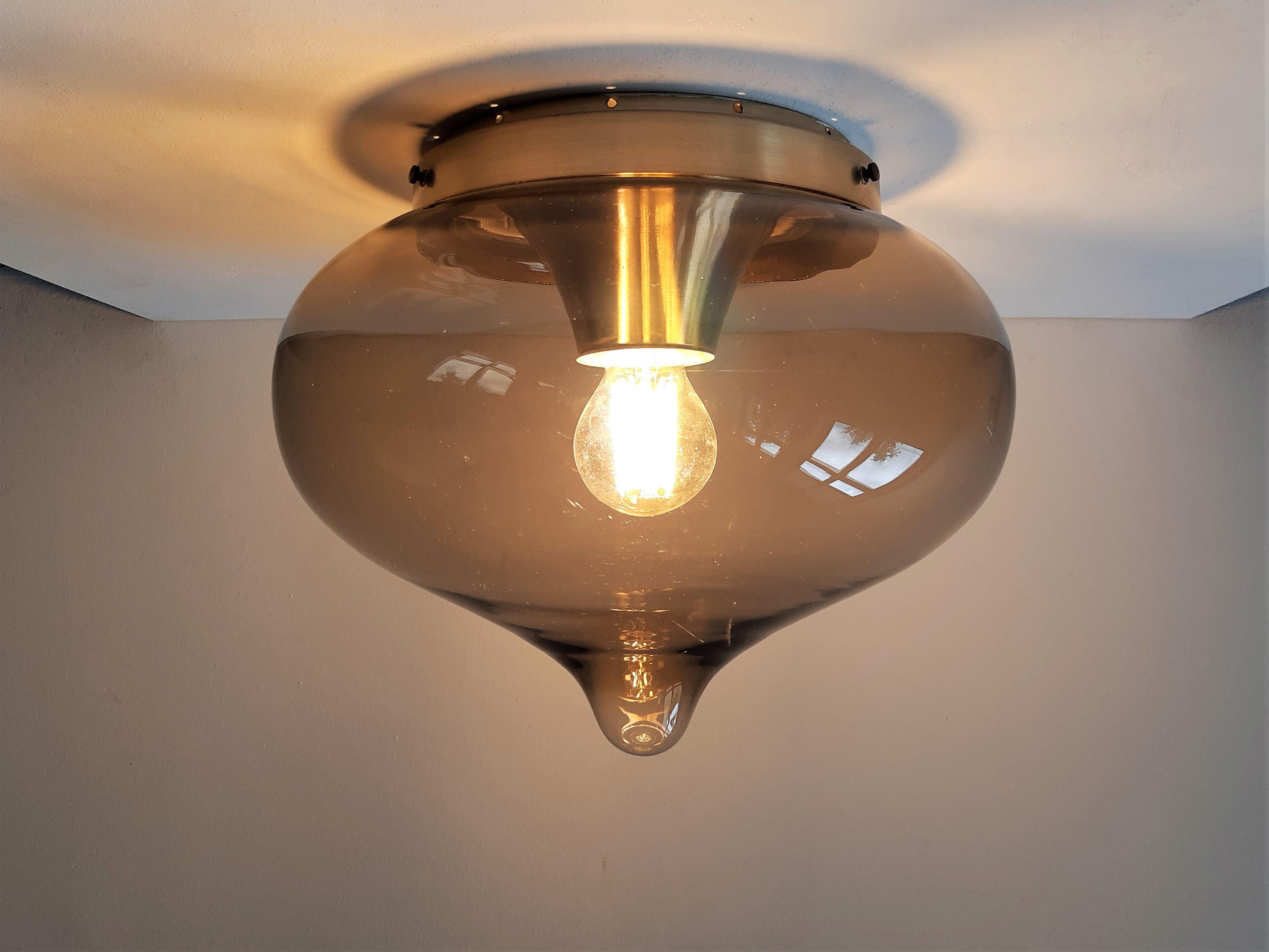 Dutch 'Droplet' Ceiling Lamp by Dijkstra Lighting, the Netherlands, 1960's/1970's
