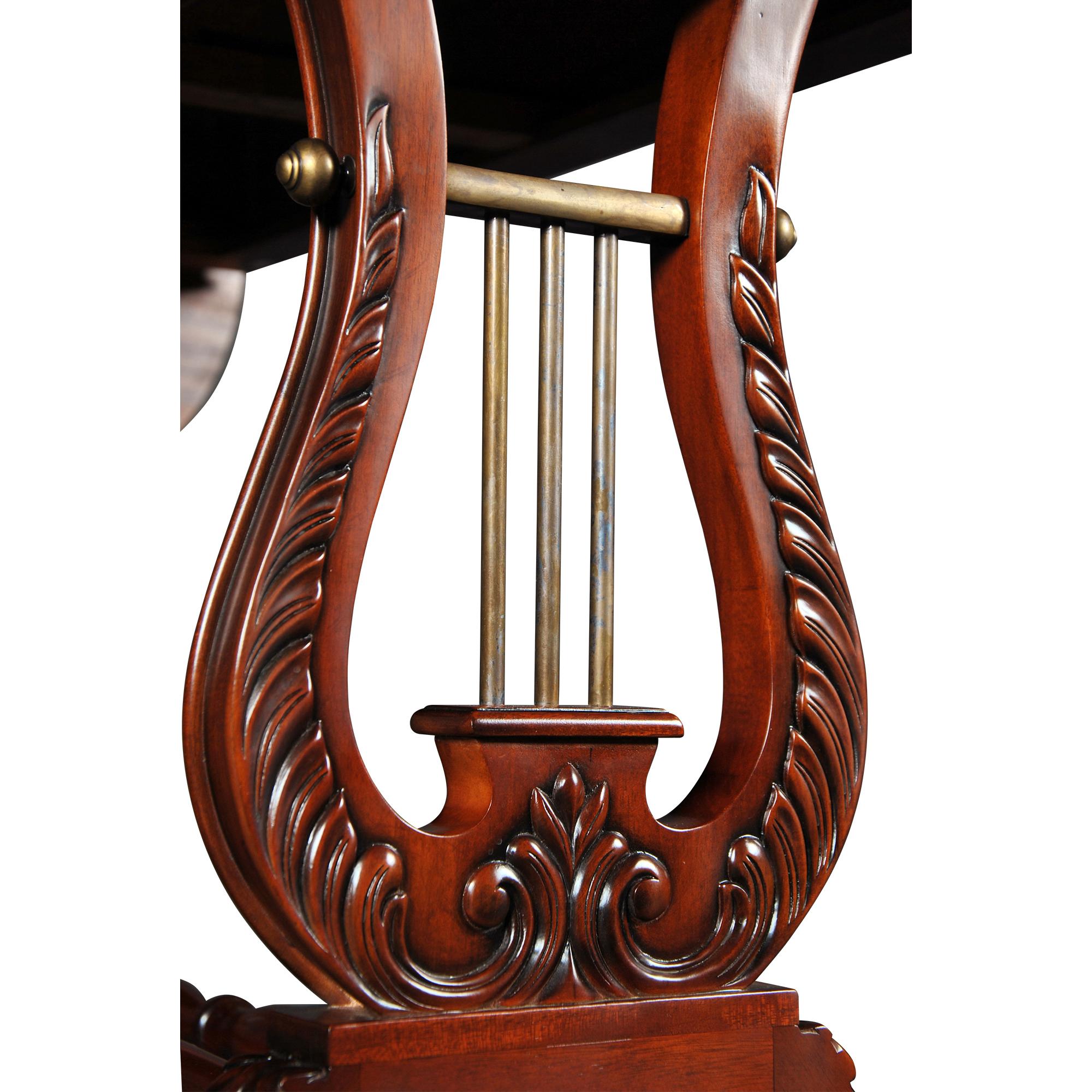 Dropside Lyre or Harp Desk  For Sale 5