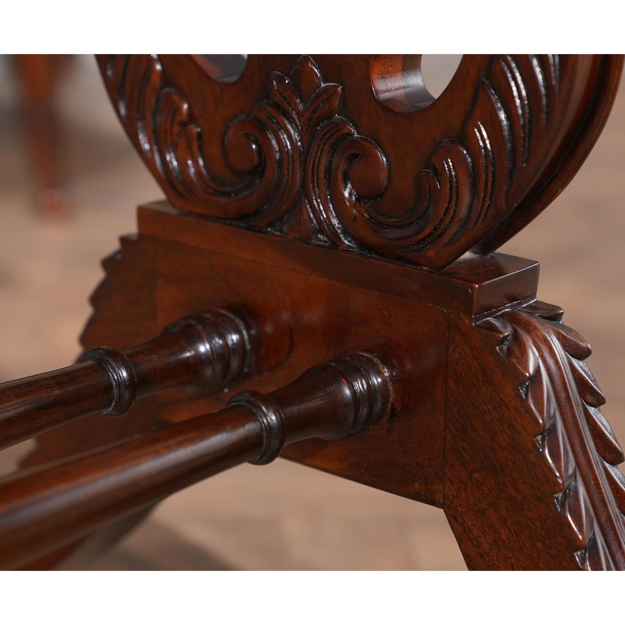 Dropside Lyre or Harp Desk For Sale 6