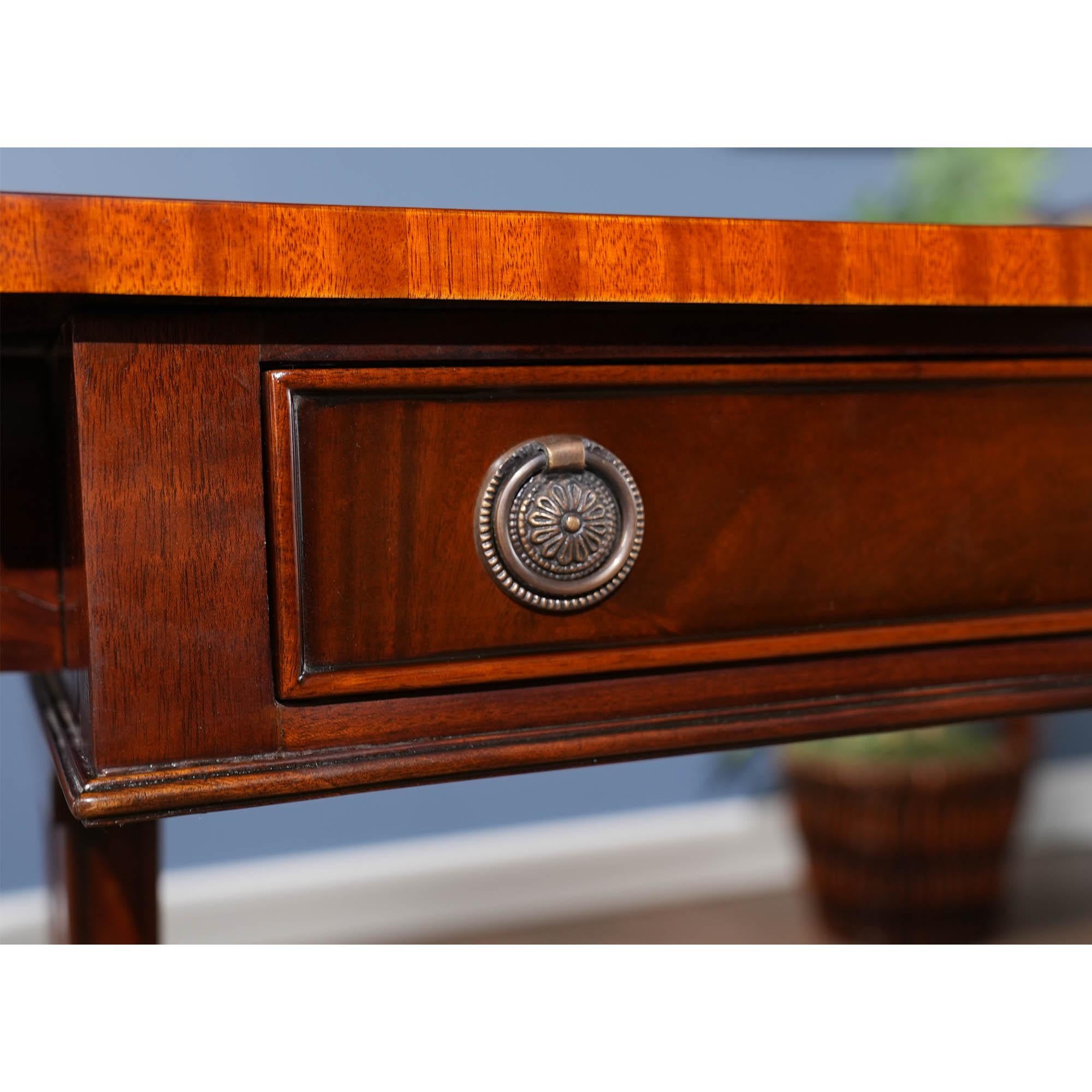 Dropside Lyre or Harp Desk For Sale 3