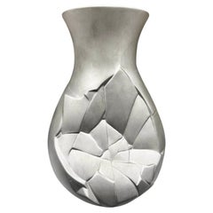 Vases of Phases, vase en porcelaine argentée de Dror Benshertrit pour Rosenthal, Allemagne