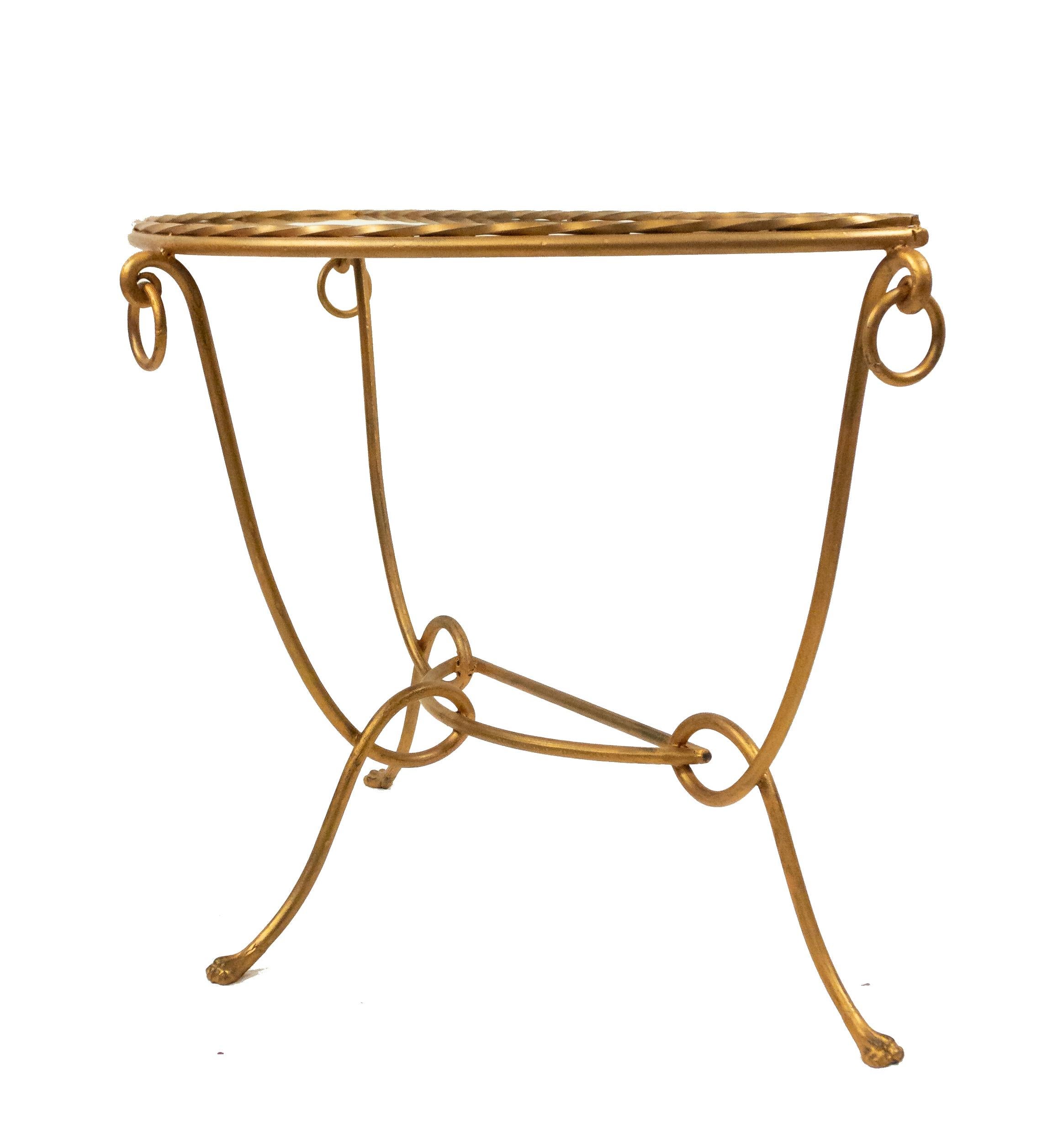 French Drouet Gilt Metal Console Tables