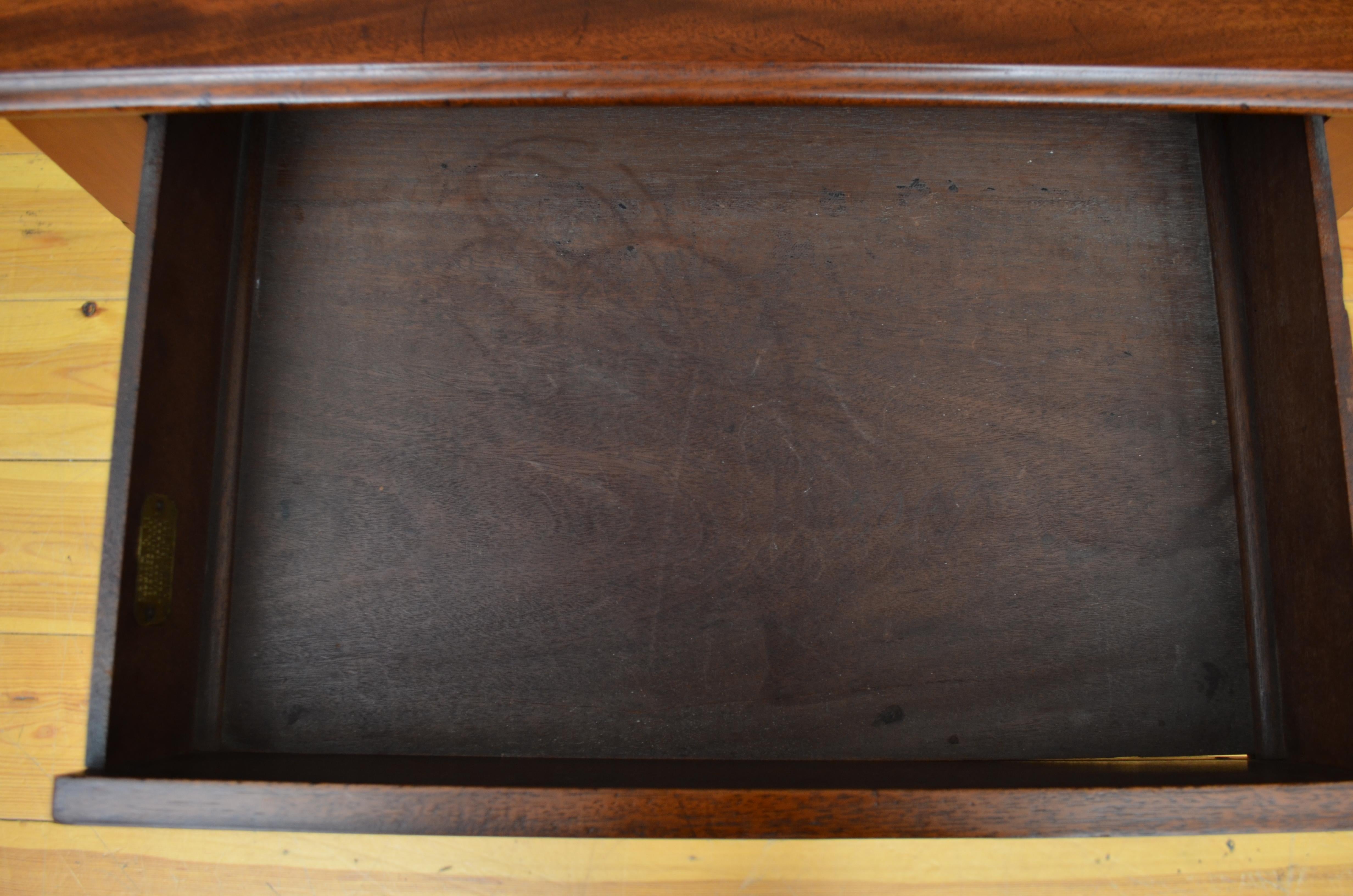 Druce & Co English William IV Mahogany Hall Table Console Table For Sale 7