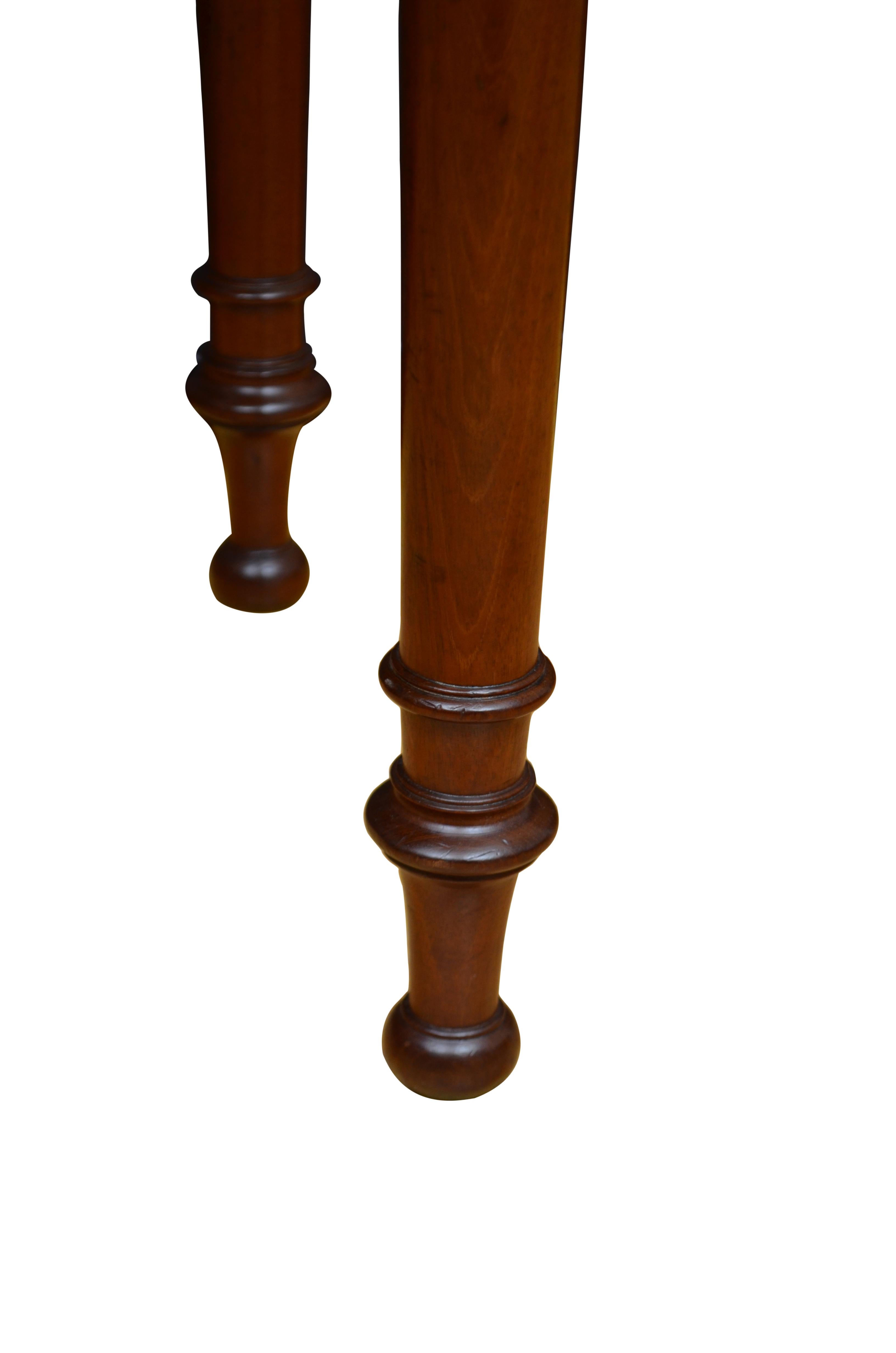 Druce & Co English William IV Mahogany Hall Table Console Table For Sale 11