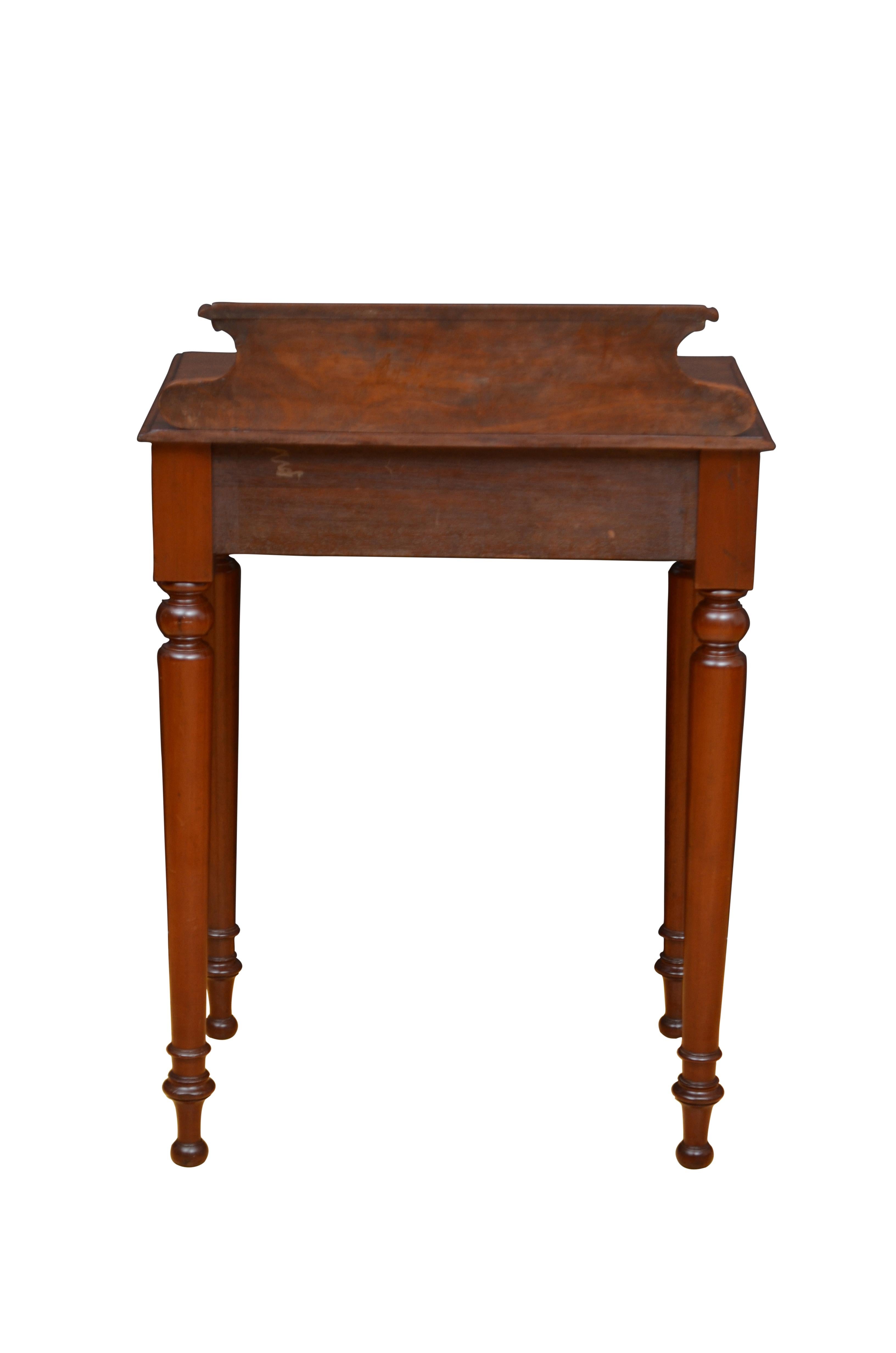 Druce & Co English William IV Mahogany Hall Table Console Table For Sale 14