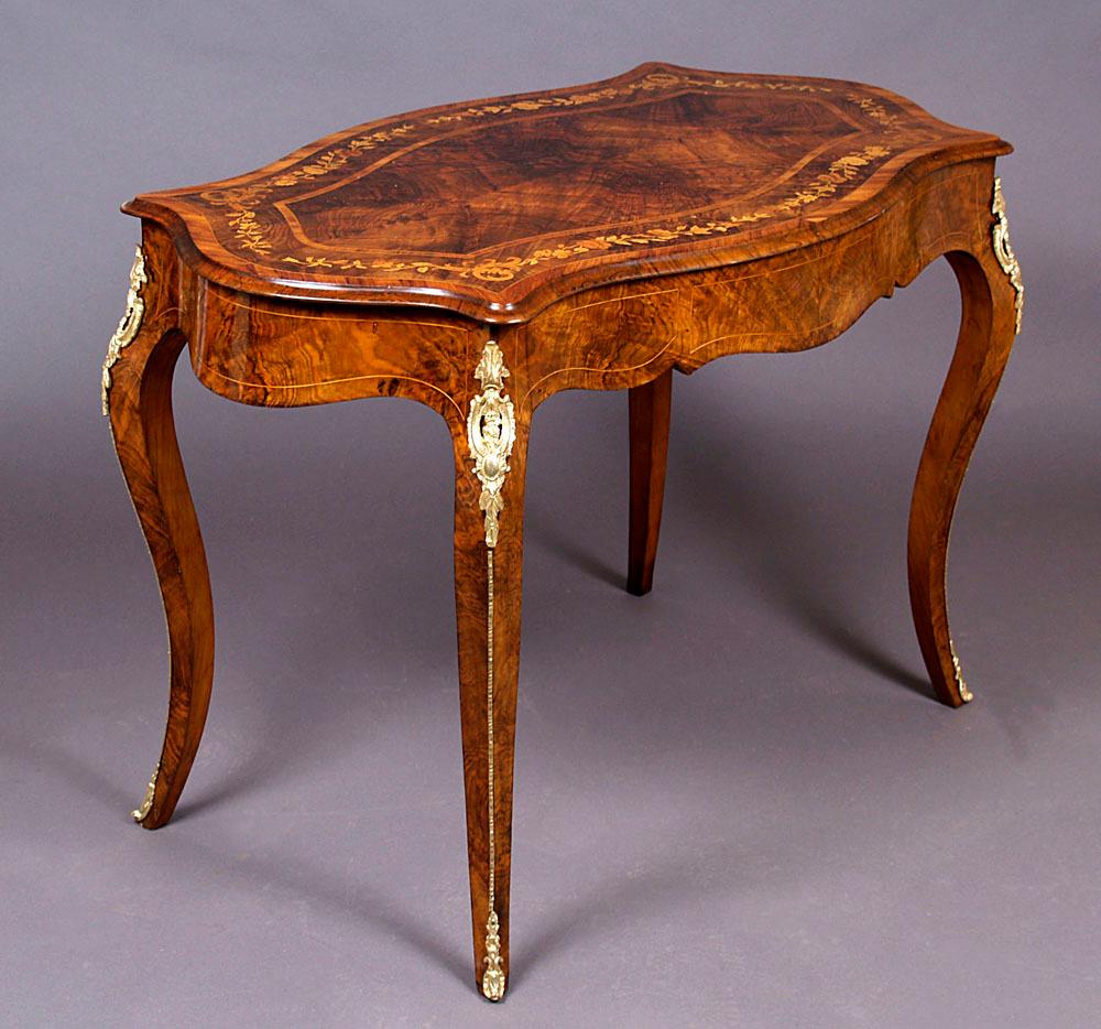 Druce & Co Inlaid Writing Table, London, circa 1900 In Good Condition In Liverpool, GB