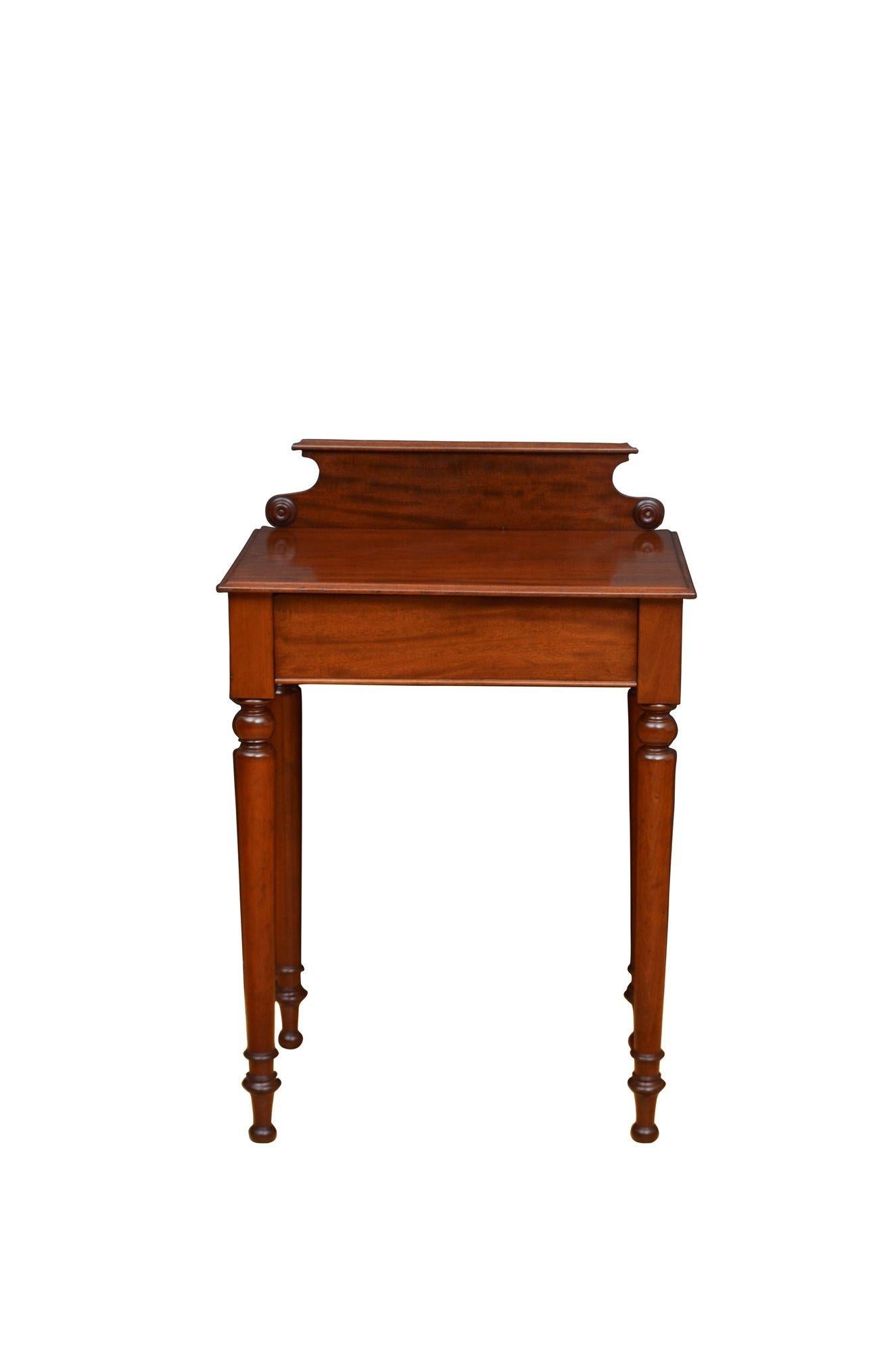 Anglais Druce & Co Mahogany Hall Table Console Table en vente