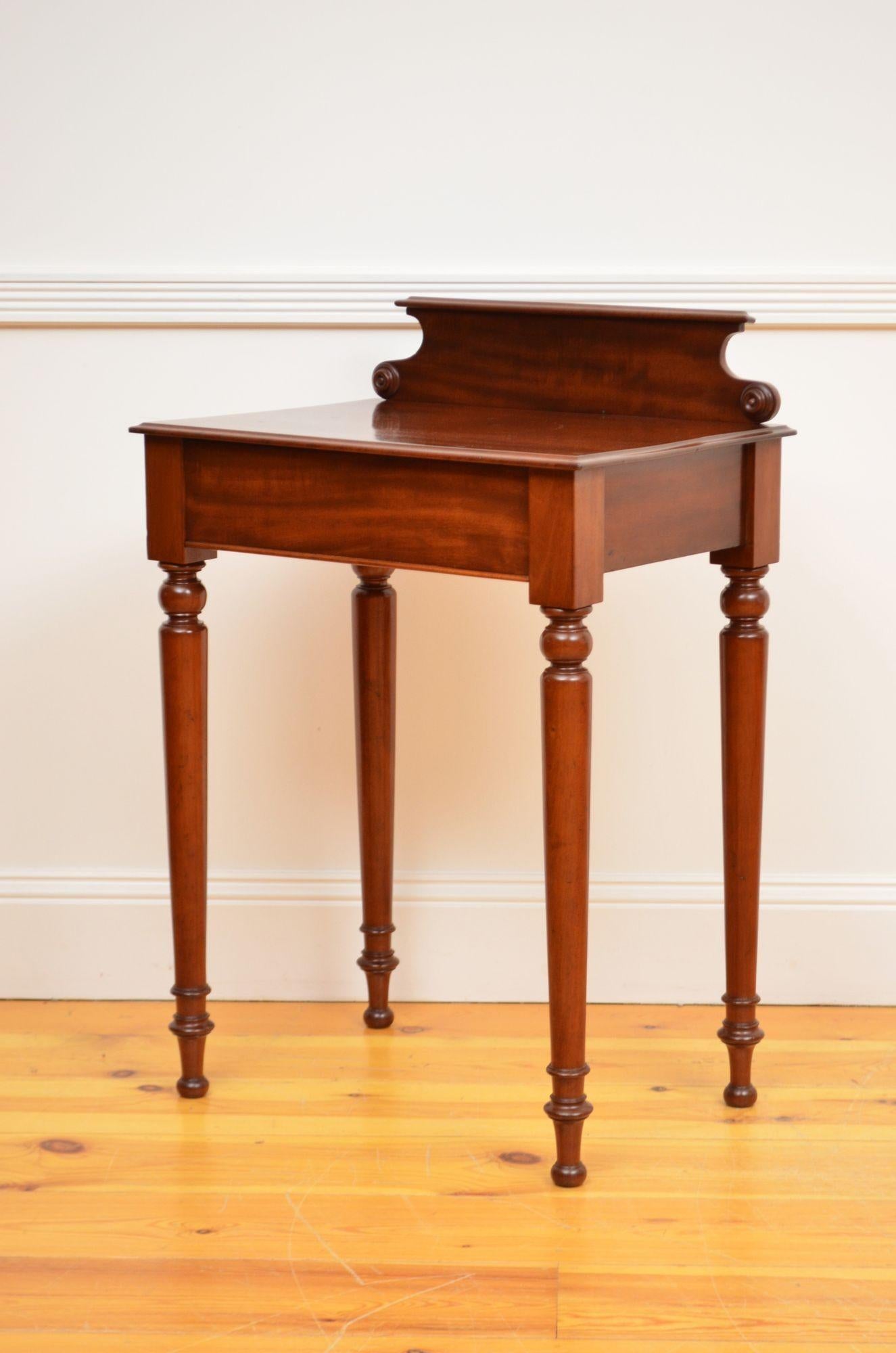 XIXe siècle Druce & Co Mahogany Hall Table Console Table en vente