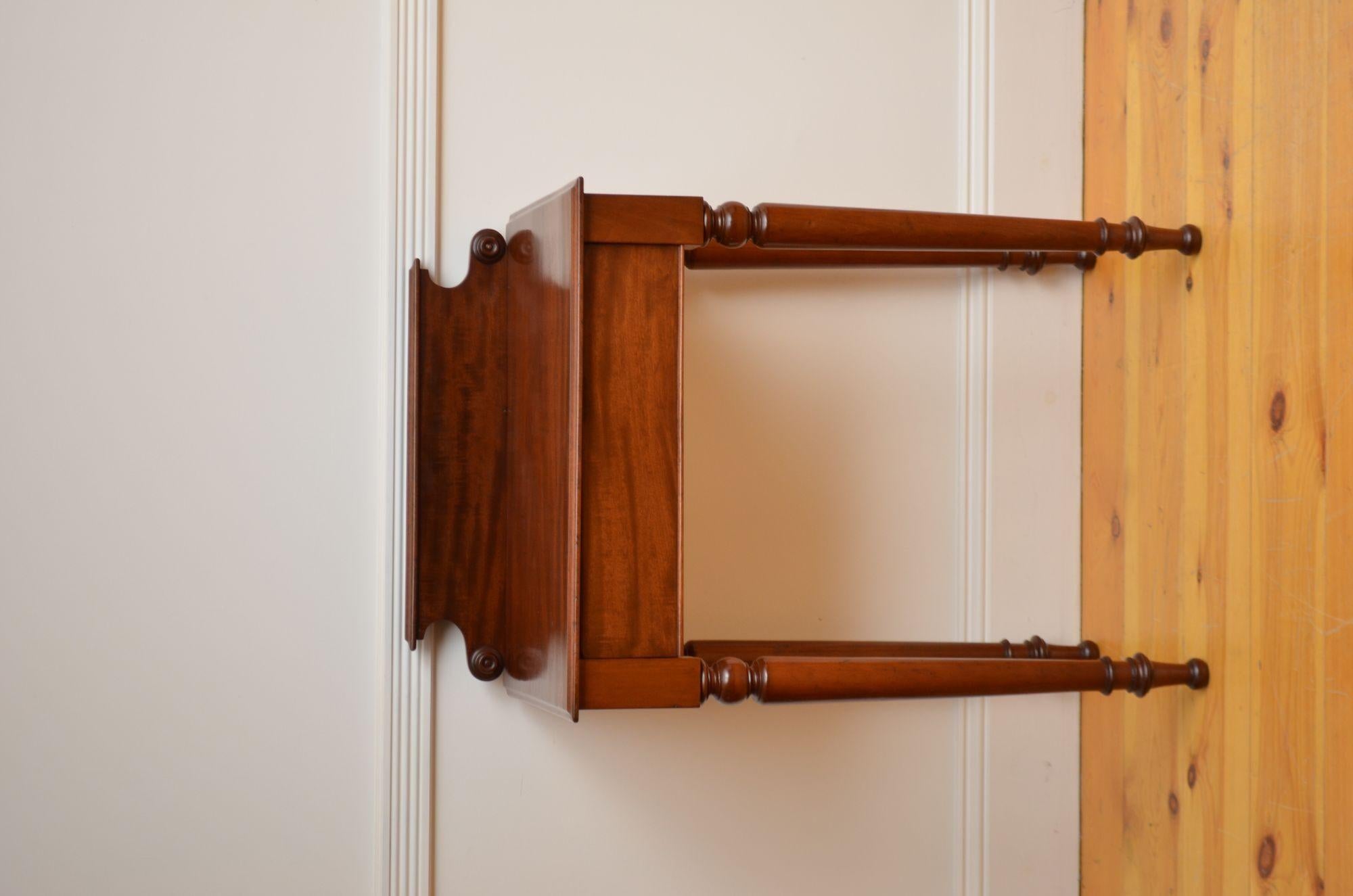 Acajou Druce & Co Mahogany Hall Table Console Table en vente