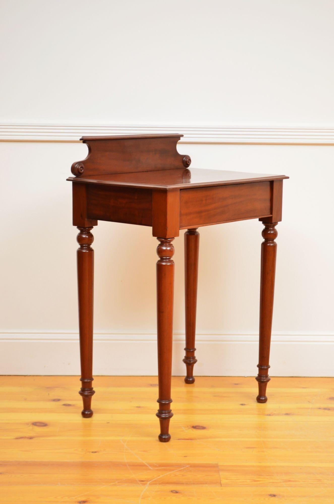 Druce & Co Mahogany Hall Table Console Table en vente 1