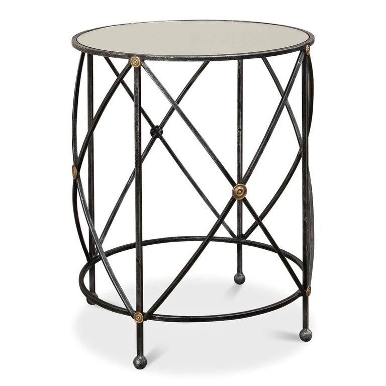 Drum and Fife Modern Side Table For Sale at 1stDibs